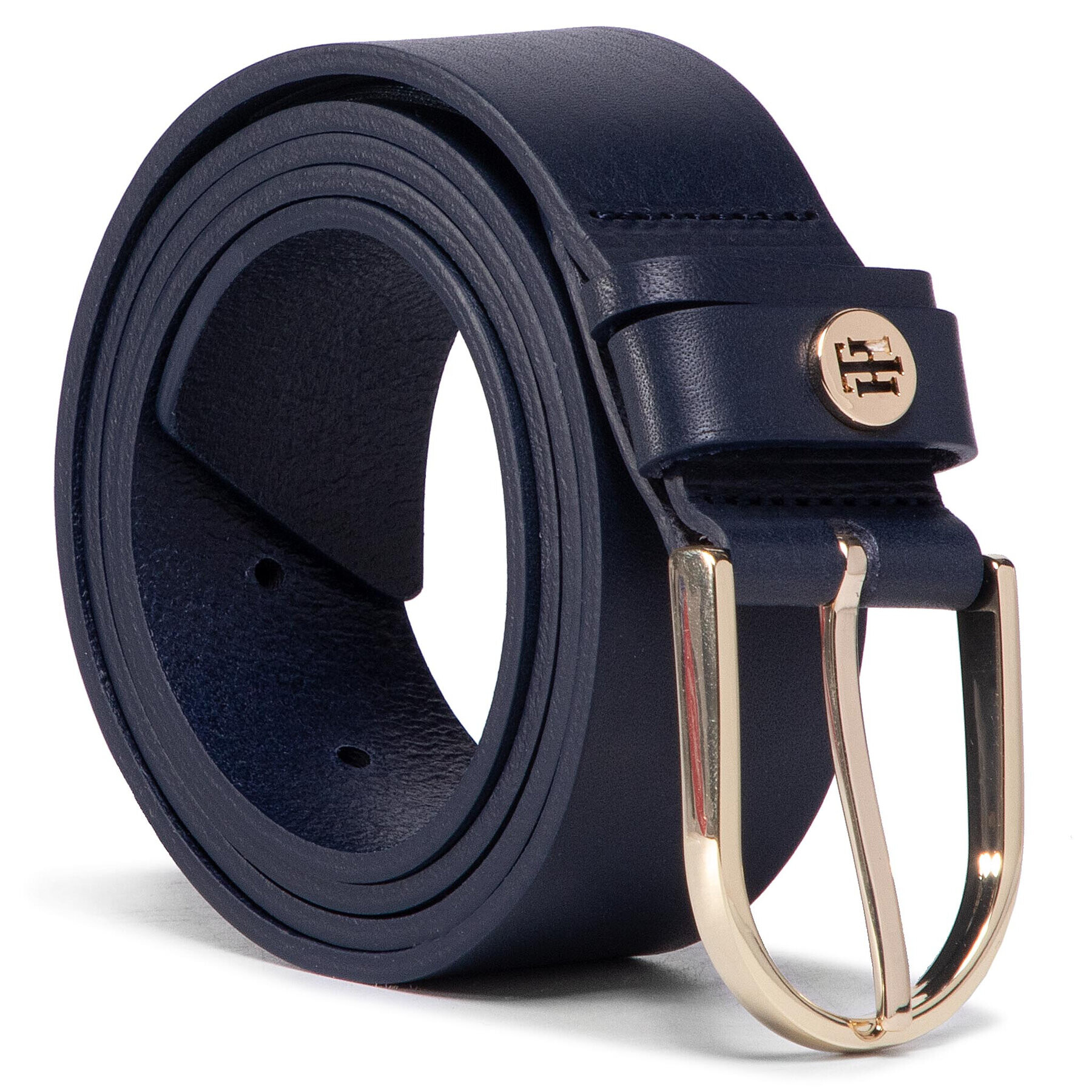 Tommy Hilfiger Дамски колан Classic Belt 3.5 AW0AW08000 Тъмносин - Pepit.bg