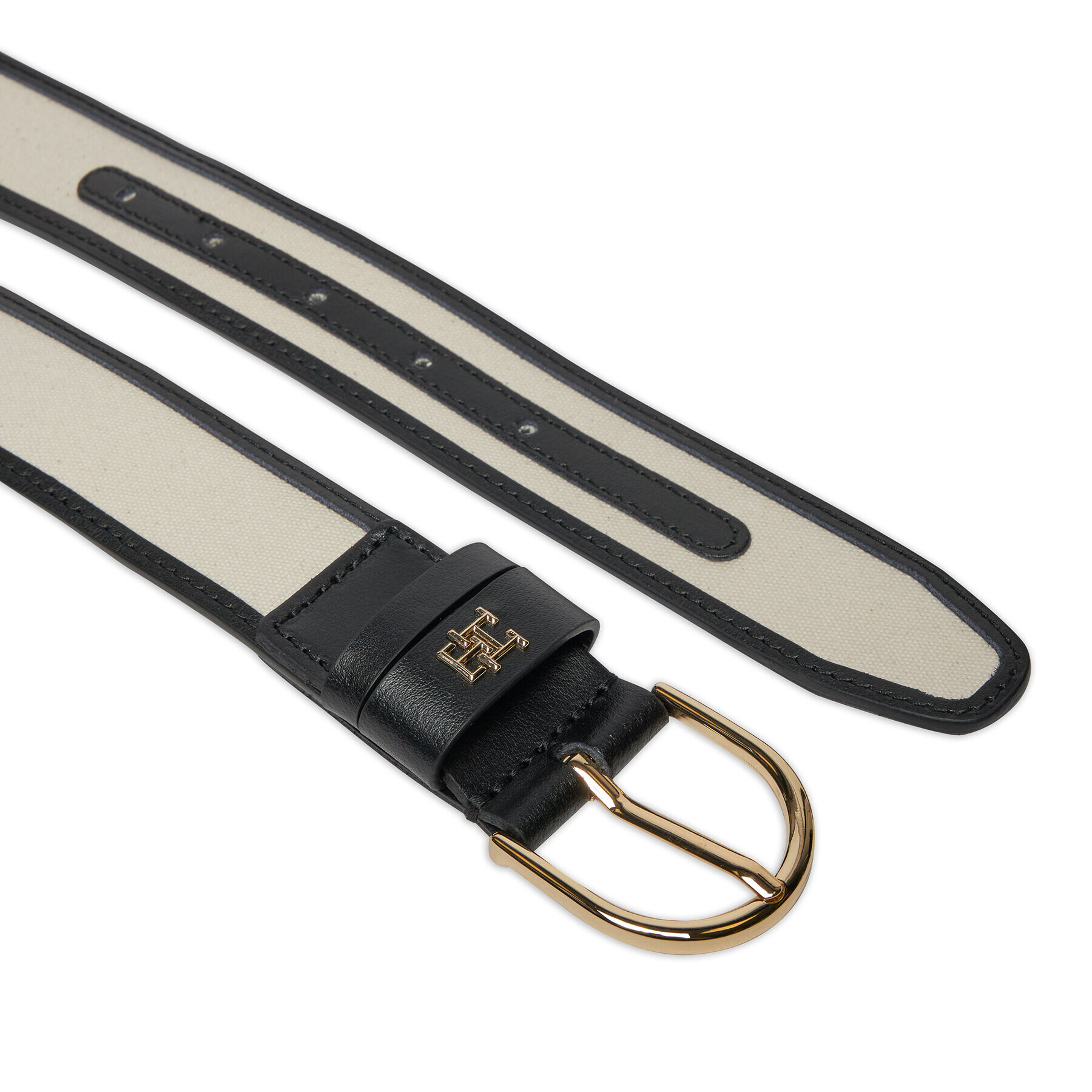 Tommy Hilfiger Дамски колан Essential Effortless 3.5 Cb AW0AW15761 Бял - Pepit.bg
