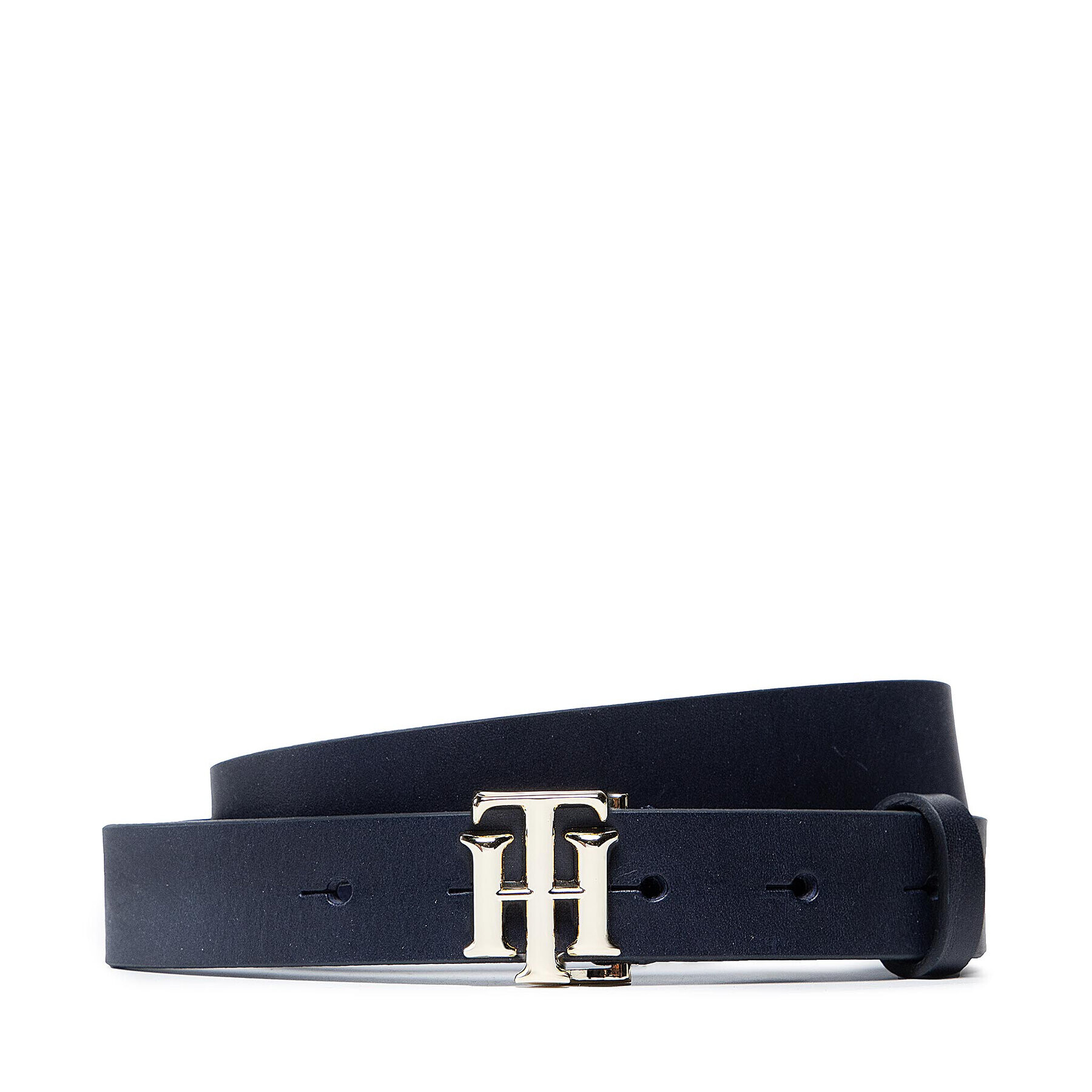 Tommy Hilfiger Детски колан Mini Me Th Logo Belt AW0AW10980 Тъмносин - Pepit.bg