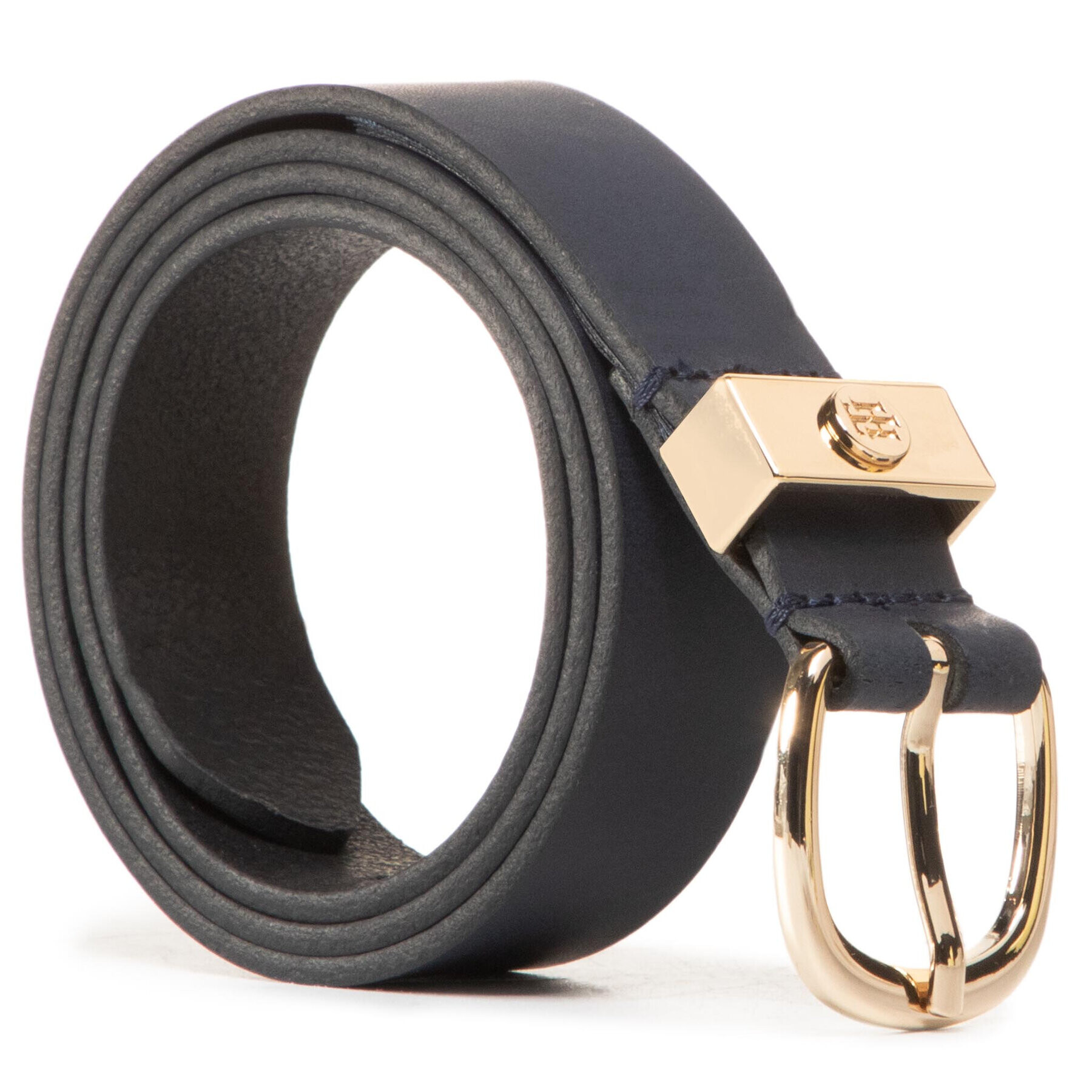 Tommy Hilfiger Дамски колан Oval Buckle Belt 2.5 AW0AW08545 Тъмносин - Pepit.bg