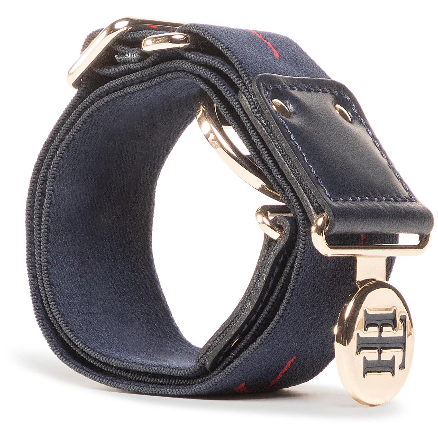 Tommy Hilfiger Дамски колан Th Elastic Waist Belt AW0AW085470 Тъмносин - Pepit.bg