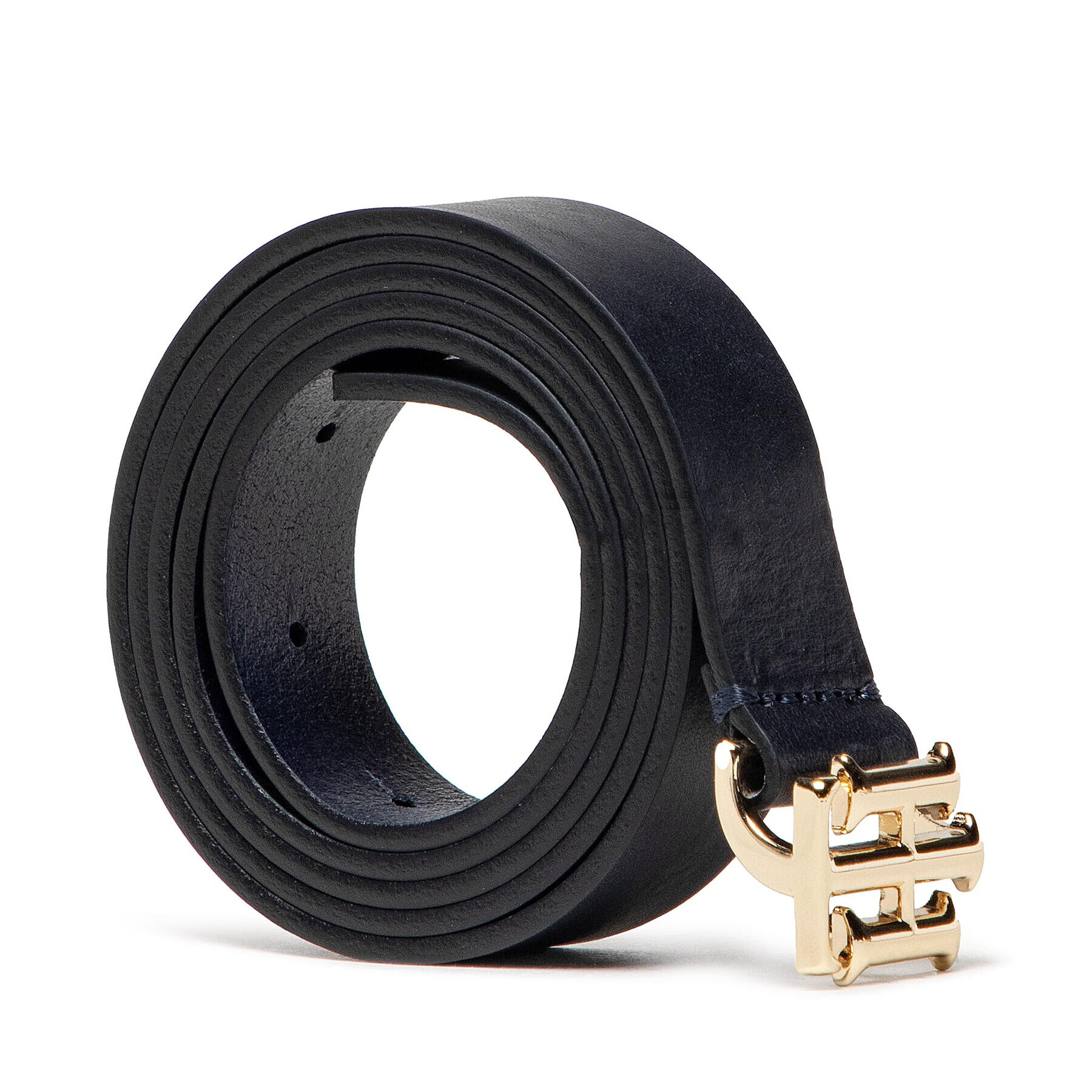 Tommy Hilfiger Дамски колан Th Logo Belt 2.5 AW0AW10075 Тъмносин - Pepit.bg