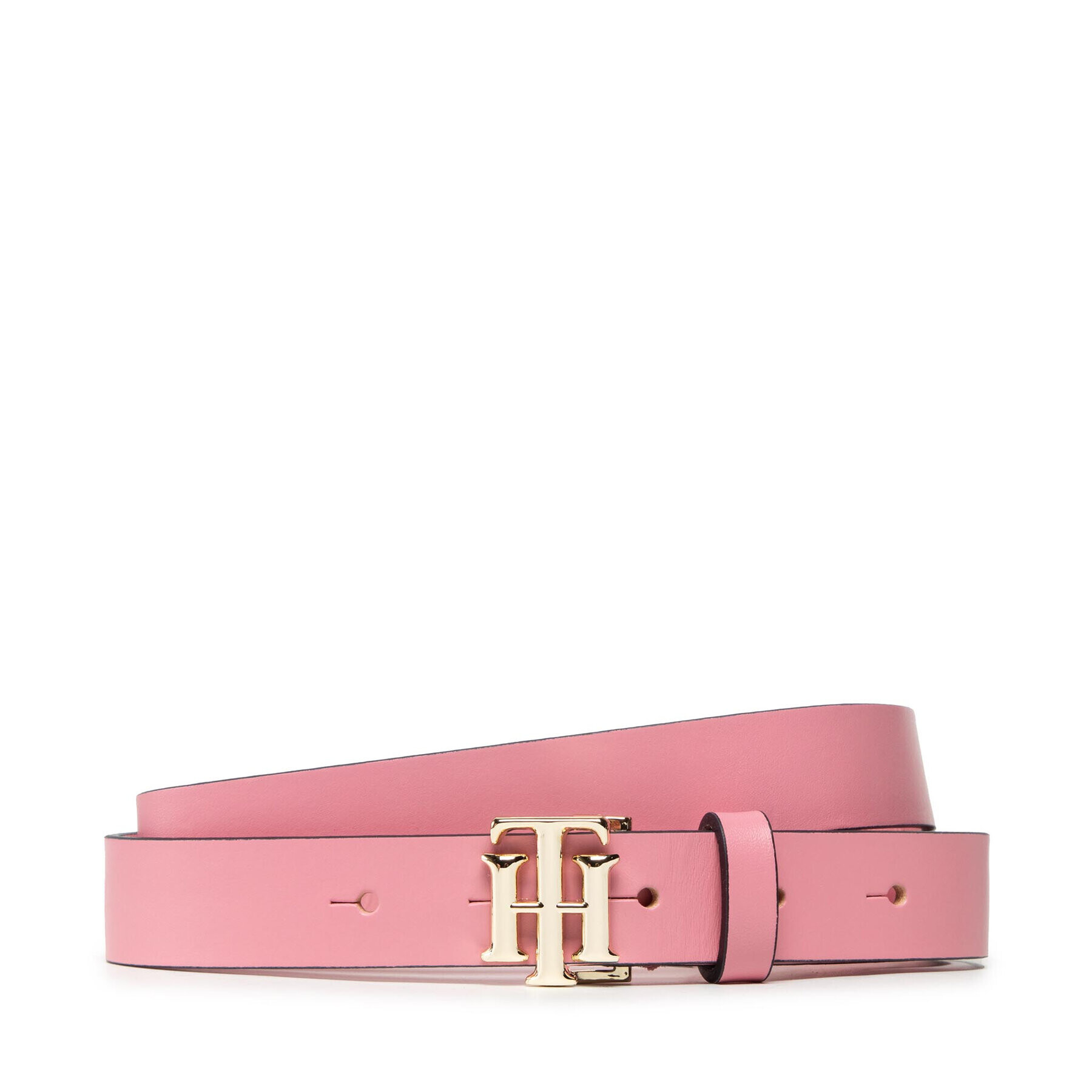 Tommy Hilfiger Детски колан Th Logo Skinny Belt AW0AW11821 Розов - Pepit.bg