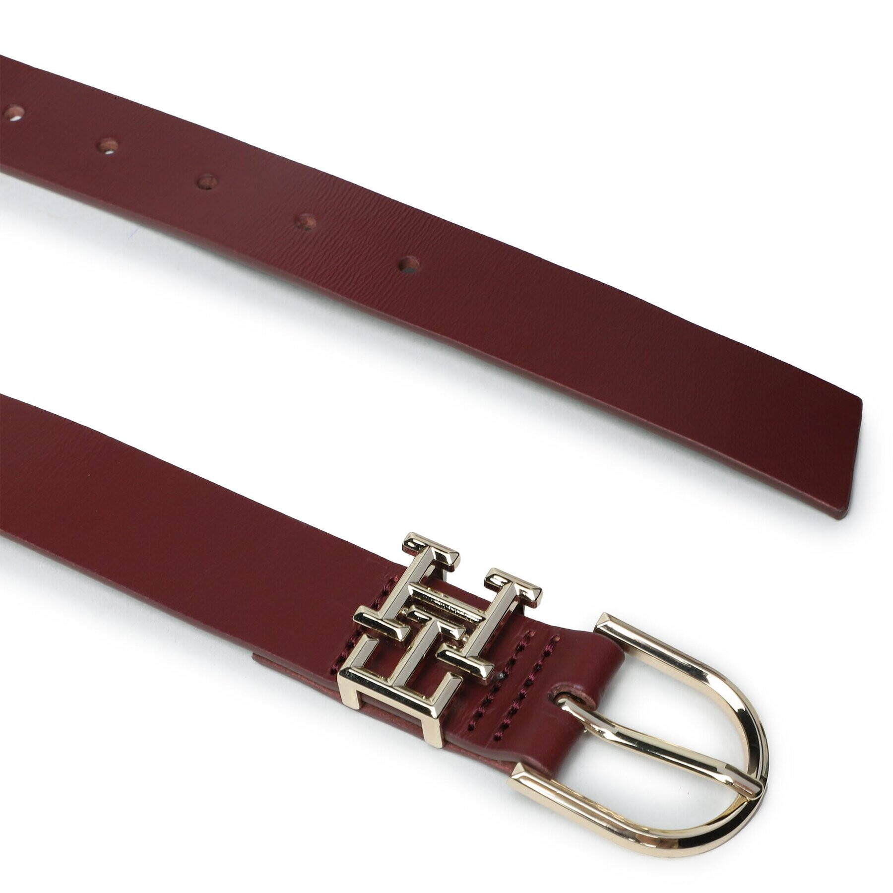 Tommy Hilfiger Дамски колан Th Lux 3.0 AW0AW14943 Бордо - Pepit.bg