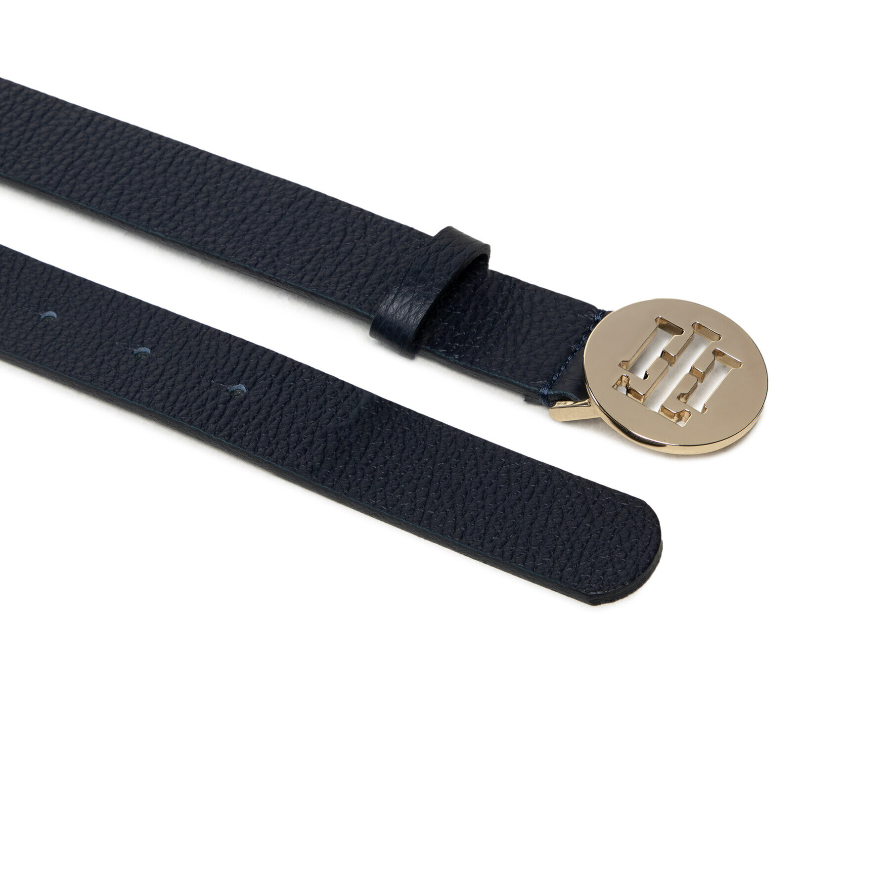 Tommy Hilfiger Дамски колан Th Round Belt 3.0 AW0AW10585 Тъмносин - Pepit.bg