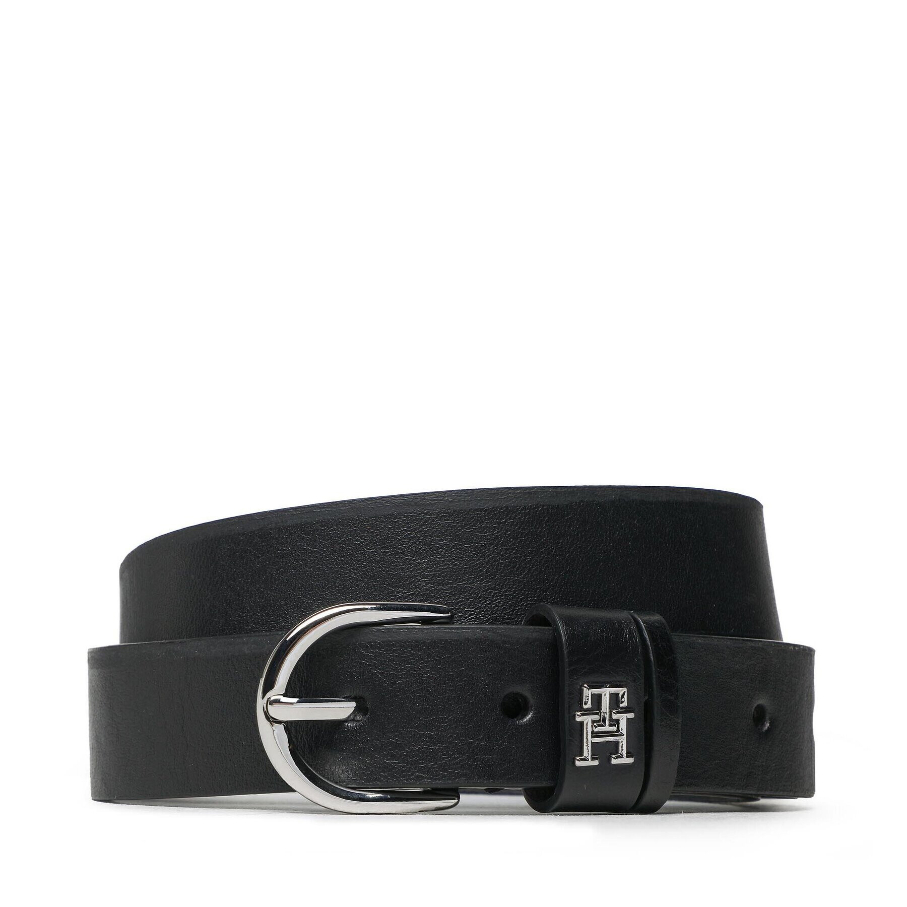 Tommy Hilfiger Дамски колан Th Timeless 2.5 AW0AW14625 Черен - Pepit.bg