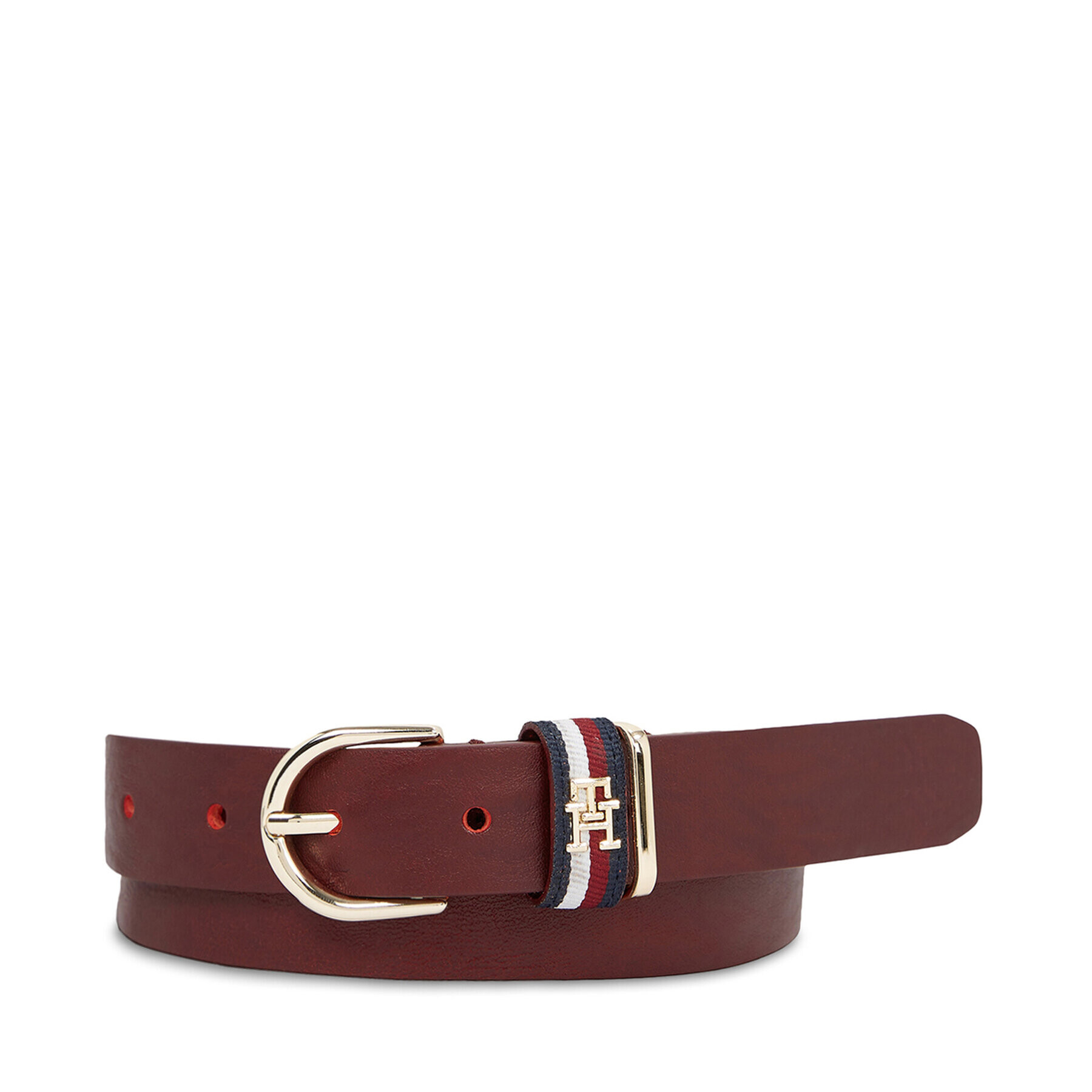 Tommy Hilfiger Дамски колан Th Timeless 2.5 Corp AW0AW15376 Червен - Pepit.bg