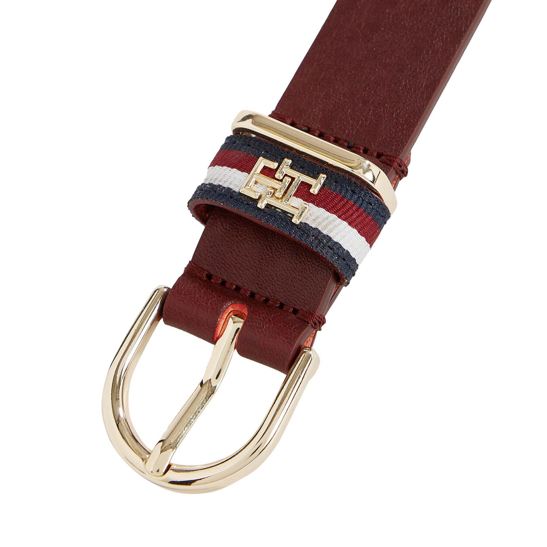 Tommy Hilfiger Дамски колан Th Timeless 2.5 Corp AW0AW15376 Червен - Pepit.bg