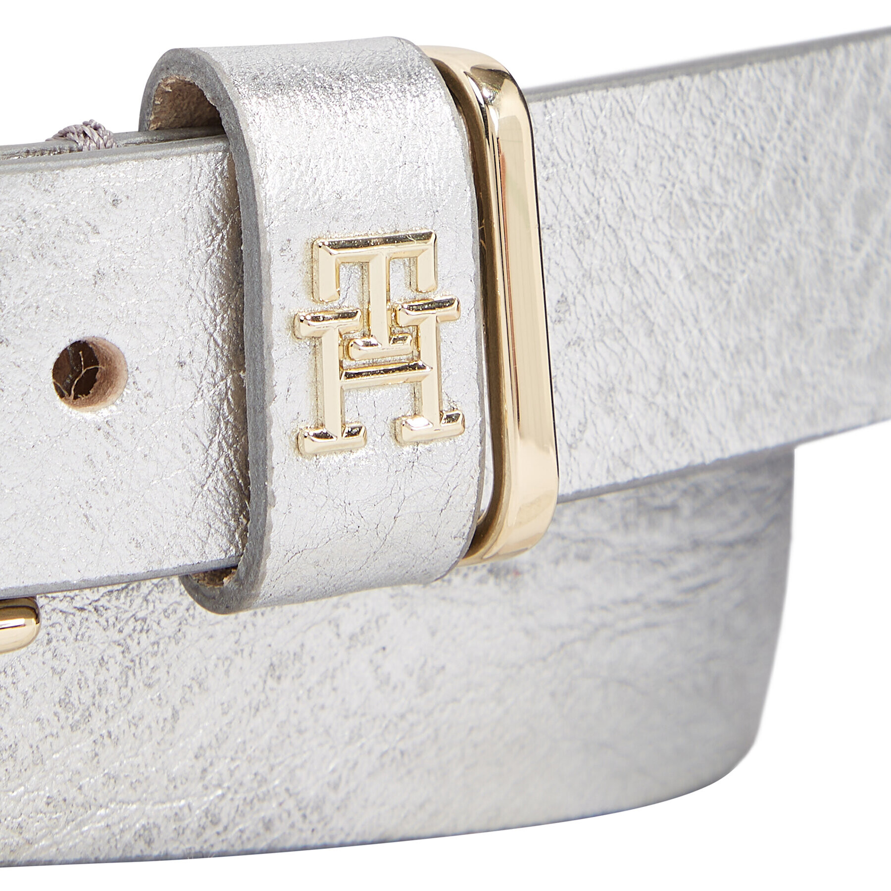 Tommy Hilfiger Дамски колан Th Timeless 2.5 Silver AW0AW15377 Сив - Pepit.bg