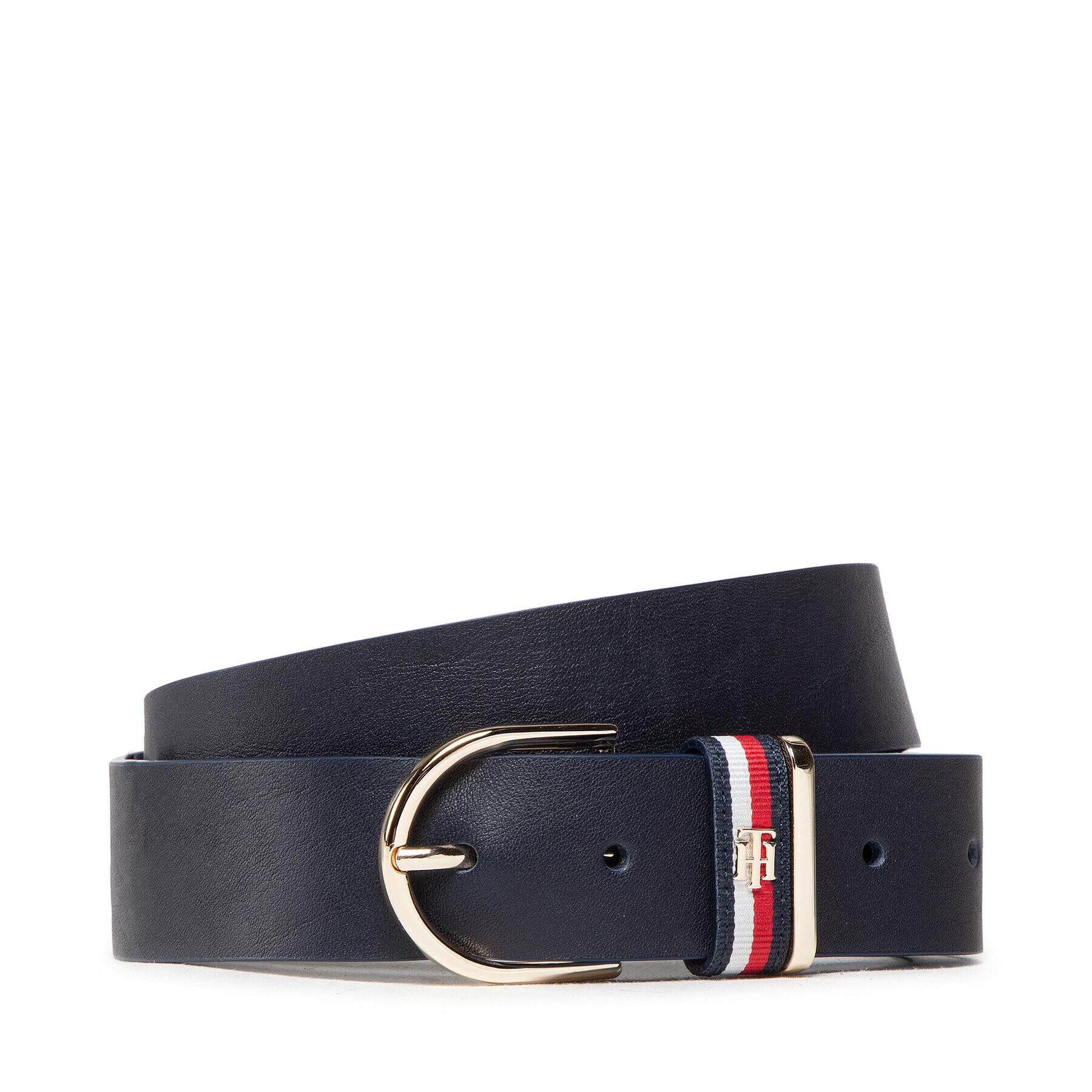 Tommy Hilfiger Дамски колан Th Timeless 3.5 Corp AW0AW13970 Тъмносин - Pepit.bg