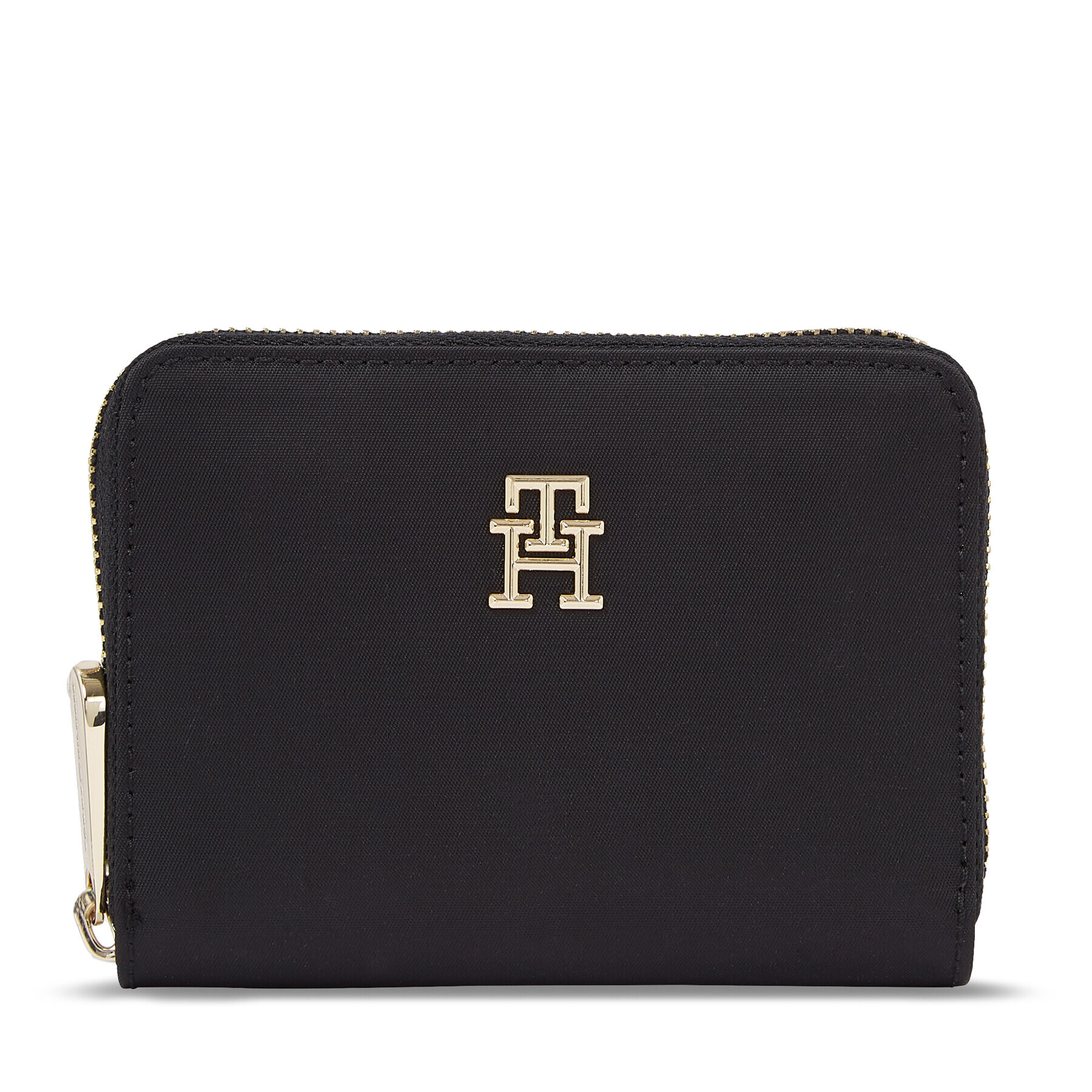 Tommy Hilfiger Дамски портфейл Poppy Med Za AW0AW15278 Черен - Pepit.bg