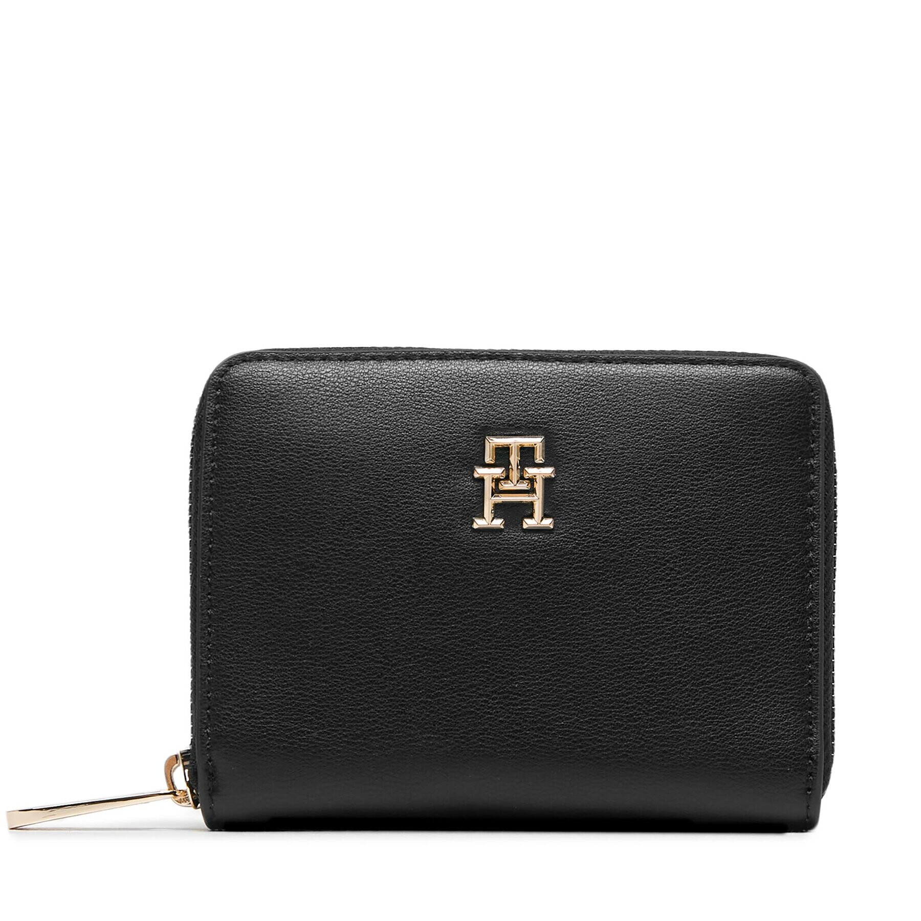 Tommy Hilfiger Дамски портфейл Poppy Plus Med Za AW0AW15259 Черен - Pepit.bg