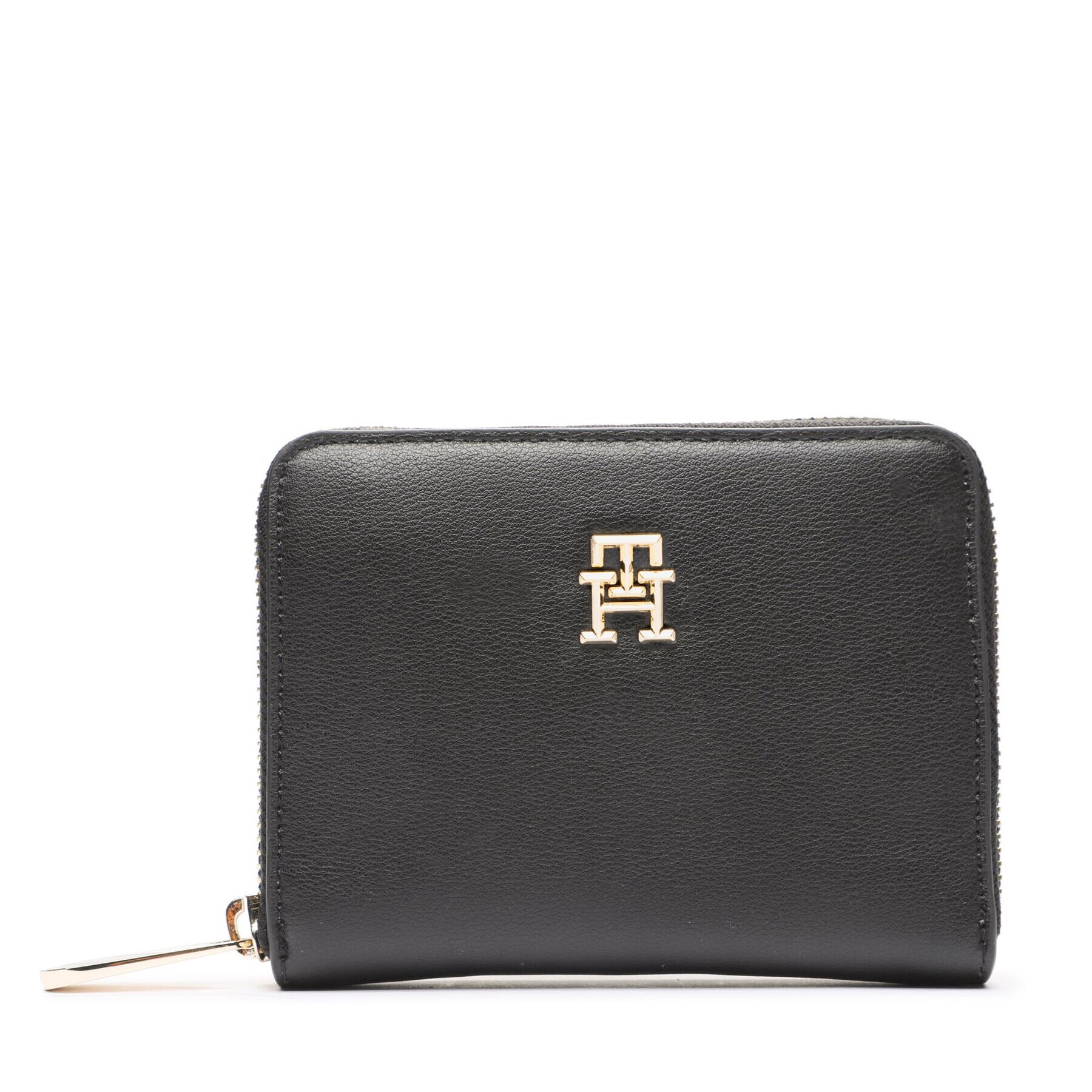 Tommy Hilfiger Дамски портфейл Poppy Plus Med Za AW0AW15259 Черен - Pepit.bg