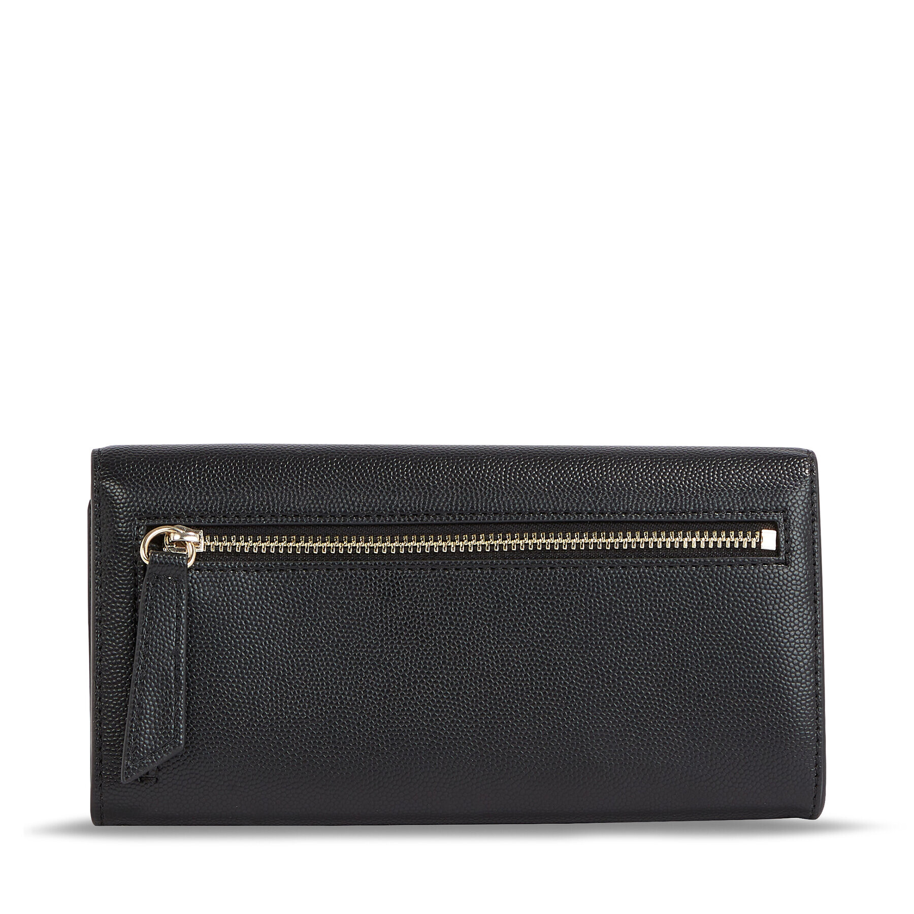 Tommy Hilfiger Дамски портфейл Th Timeless Large Flap AW0AW15257 Черен - Pepit.bg