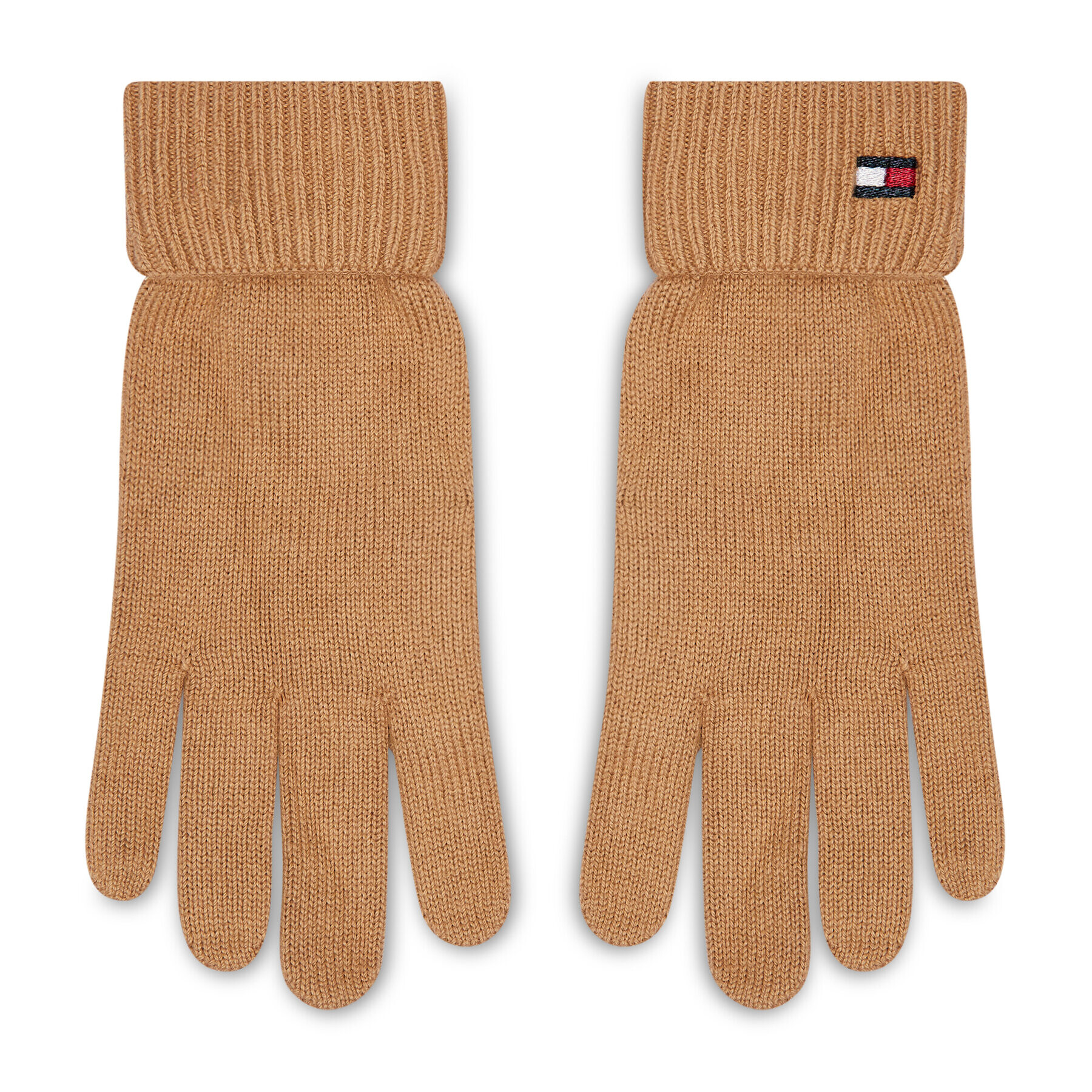 Tommy Hilfiger Дамски ръкавици Essential Knit Gloves AW0AW10732 Бежов - Pepit.bg