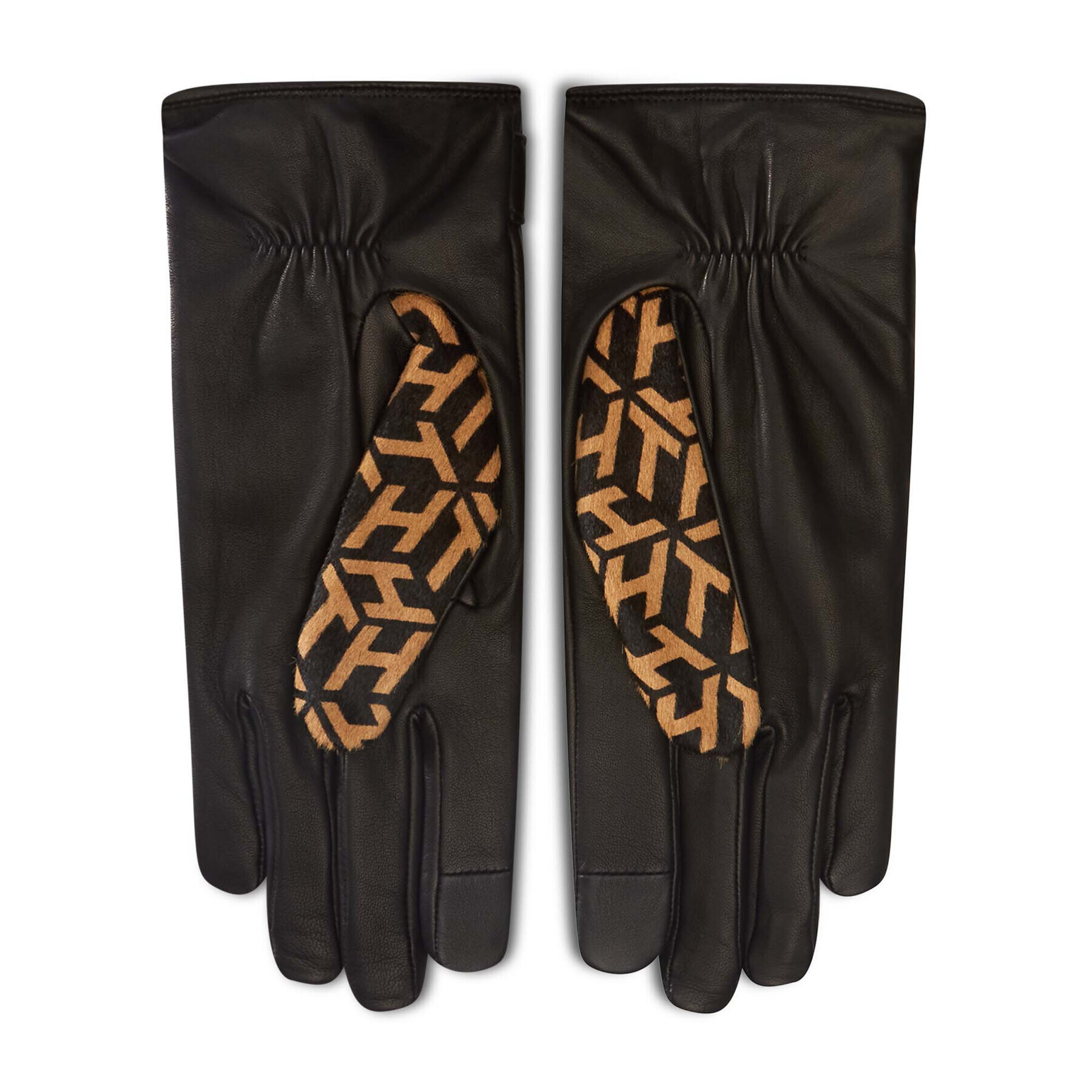 Tommy Hilfiger Дамски ръкавици Turnlock Monogram Gloves AW0AW09246 Черен - Pepit.bg