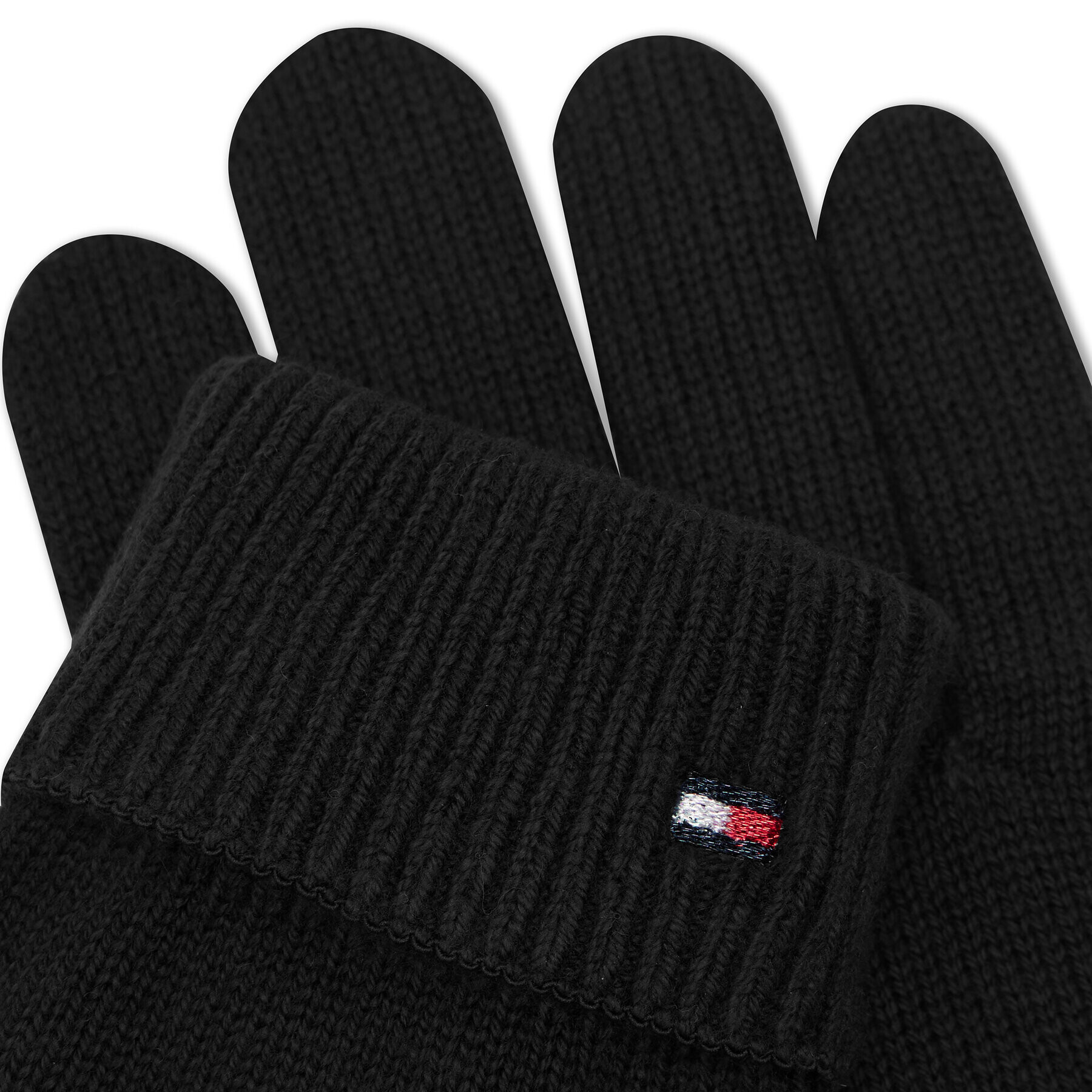 Tommy Hilfiger Дамски ръкавици Essential AW0AW13904 Черен - Pepit.bg