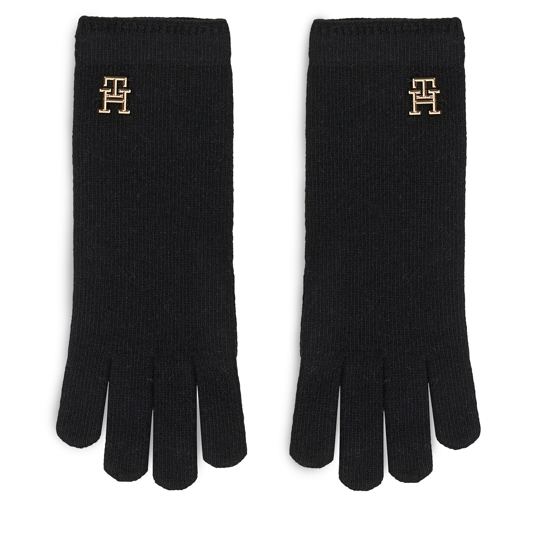 Tommy Hilfiger Дамски ръкавици Limitless Chic Wool Gloves AW0AW15359 Черен - Pepit.bg