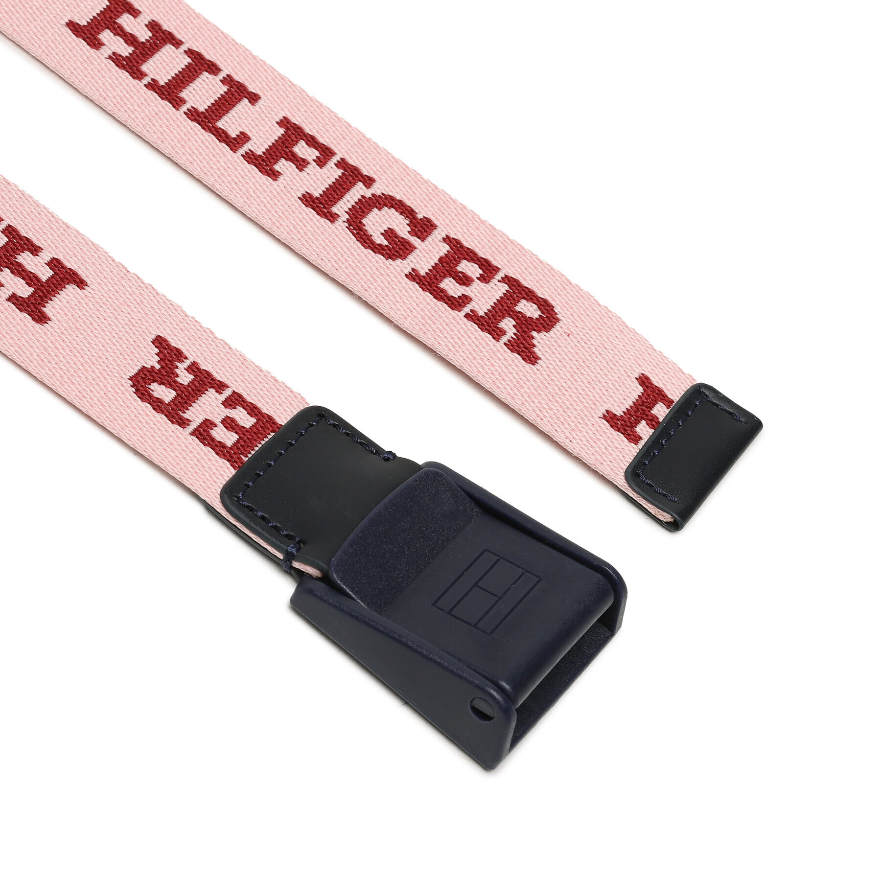 Tommy Hilfiger Детски колан Corporate Hilfiger Webbing Belt AU0AU01740 Розов - Pepit.bg