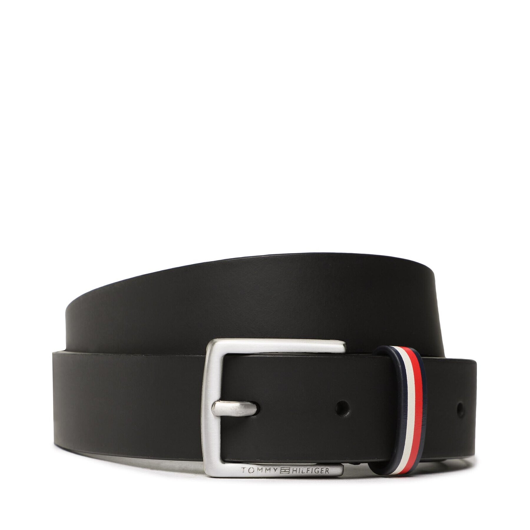 Tommy Hilfiger Детски колан Leather Belt AU0AU01560 Черен - Pepit.bg