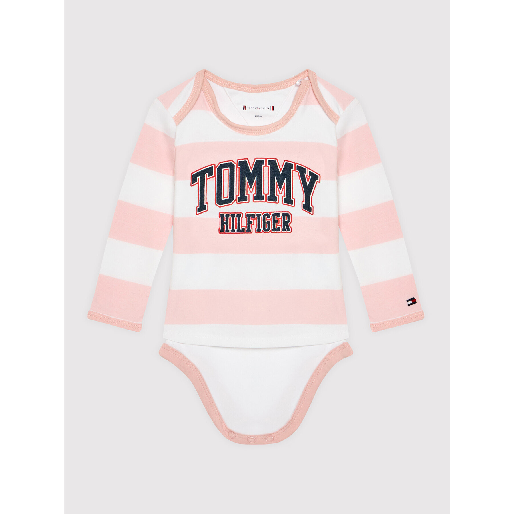 Tommy Hilfiger Детско боди 2 Piece KN0KN01243 Розов - Pepit.bg