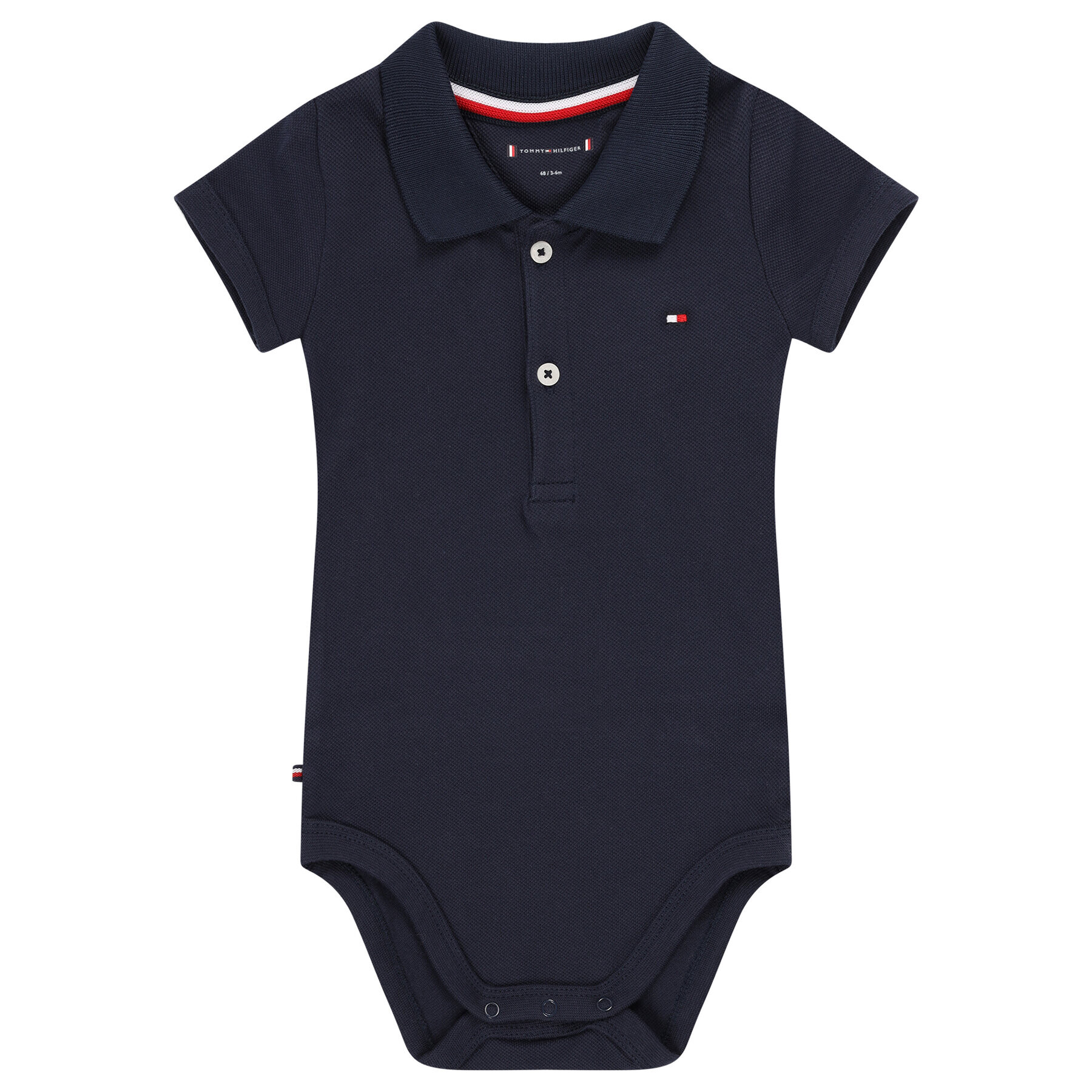 Tommy Hilfiger Детско боди Baby Polo Body Giftbox KN0KN01125 Тъмносин Regular Fit - Pepit.bg