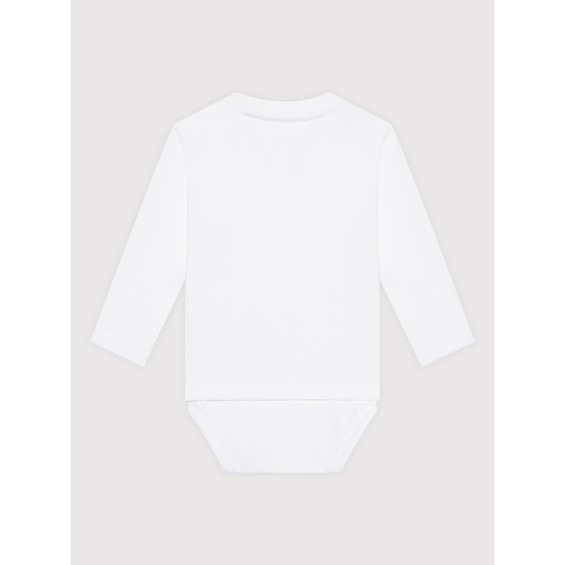 Tommy Hilfiger Детско боди Baby Solid KN0KN01408 Бял Regular Fit - Pepit.bg