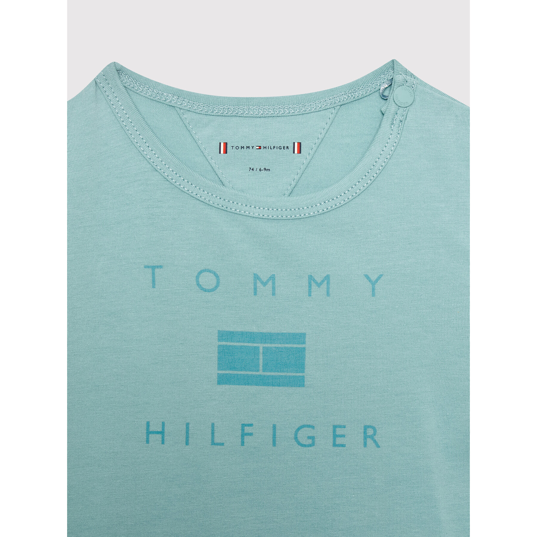 Tommy Hilfiger Детско боди KN0KN01422 Син Regular Fit - Pepit.bg