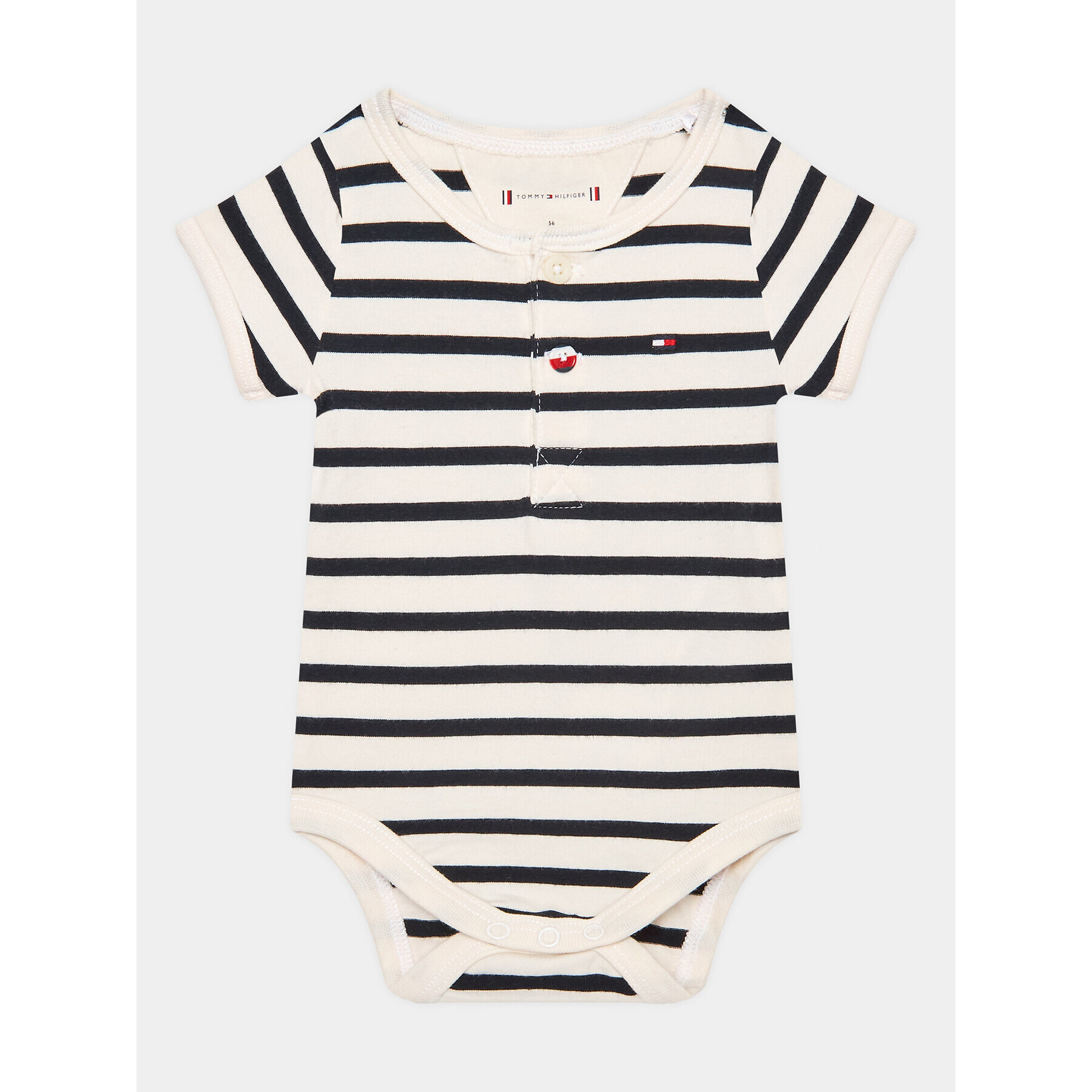 Tommy Hilfiger Детско боди KN0KN01633 Бял Regular Fit - Pepit.bg