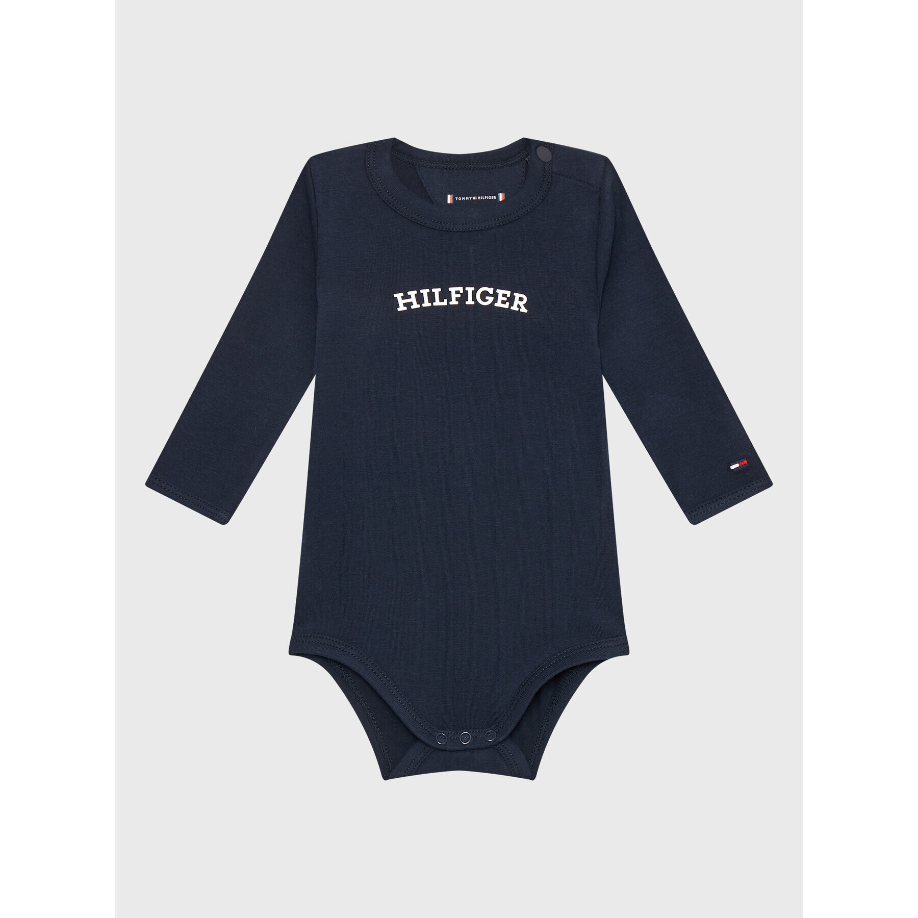 Tommy Hilfiger Детско боди Monotype KN0KN01675 Тъмносин Regular Fit - Pepit.bg