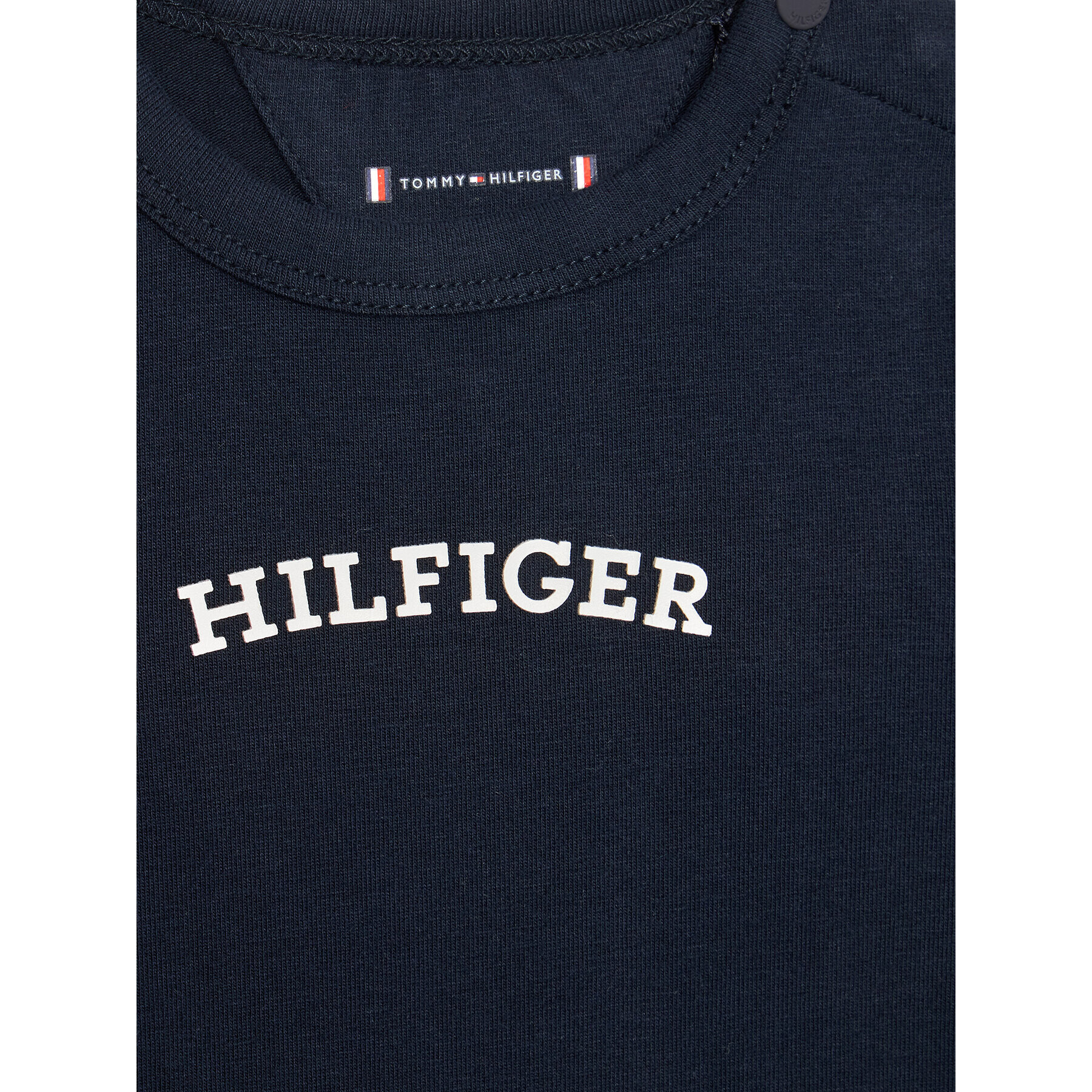Tommy Hilfiger Детско боди Monotype KN0KN01675 Тъмносин Regular Fit - Pepit.bg