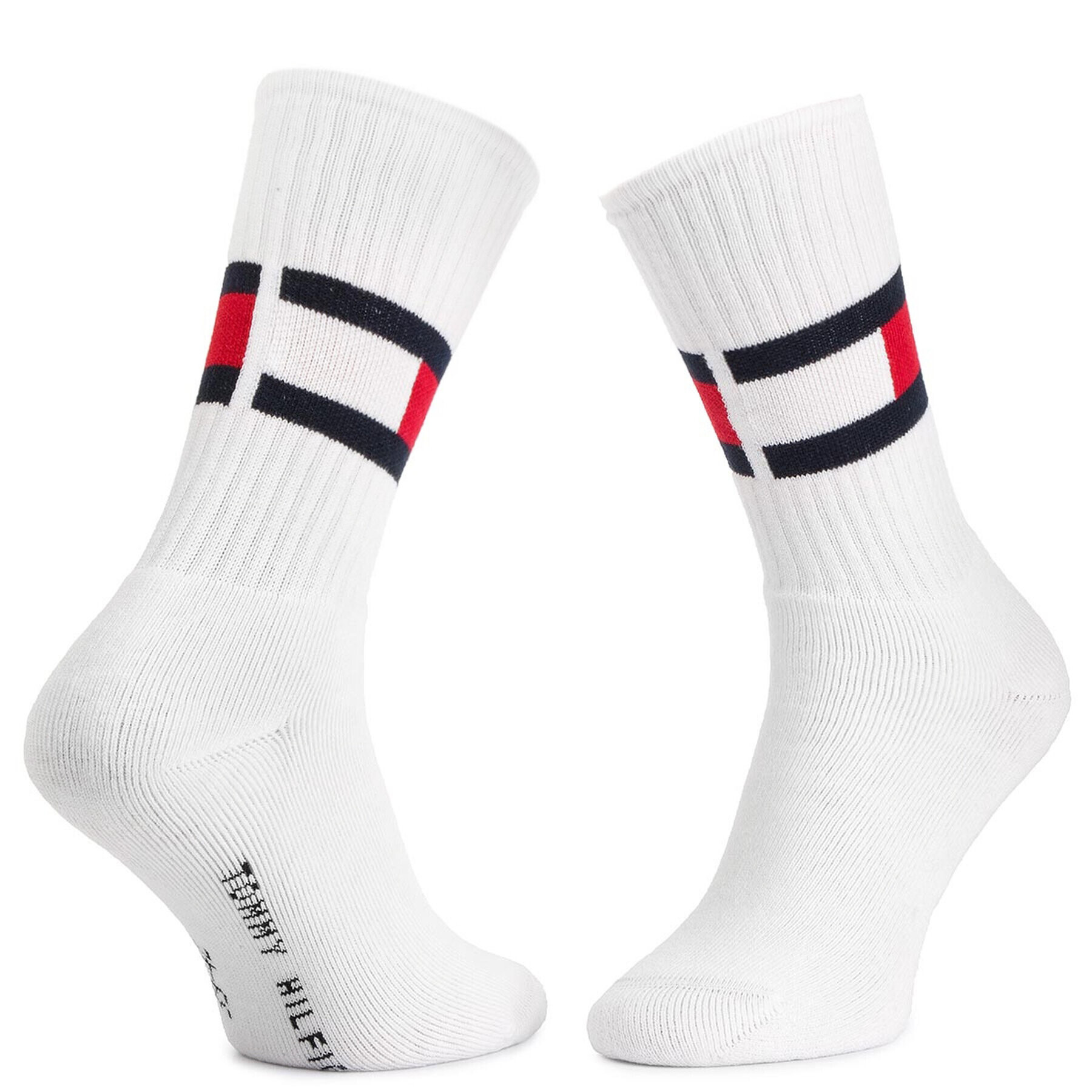 Tommy Hilfiger Дълги чорапи unisex 481985001 Бял - Pepit.bg