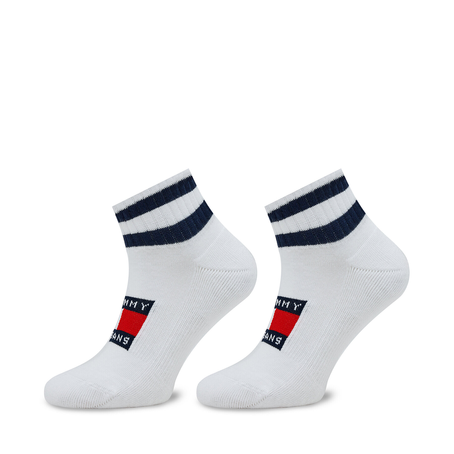 Tommy Hilfiger Дълги чорапи unisex 701226106 Бял - Pepit.bg
