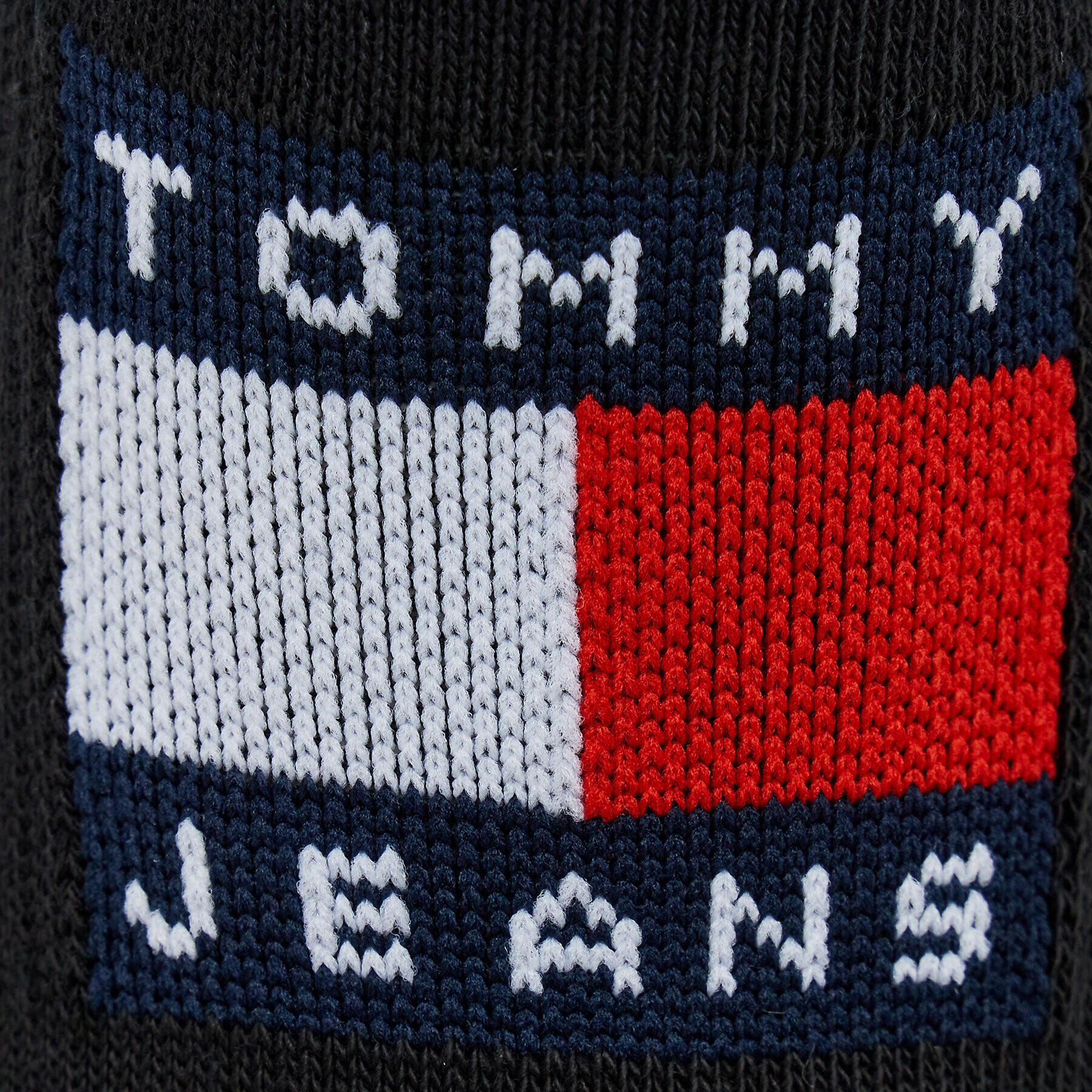 Tommy Hilfiger Дълги чорапи unisex 701226106 Черен - Pepit.bg