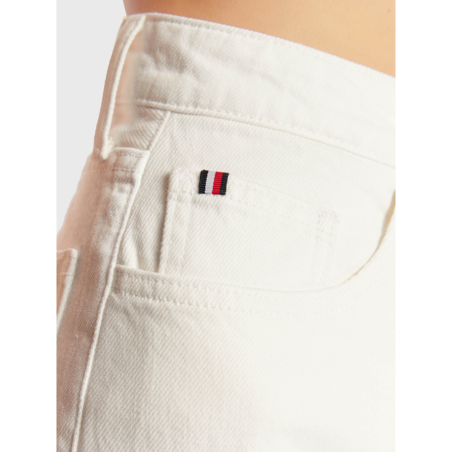 Tommy Hilfiger Дънки Balloon WW0WW37260 Бял Relaxed Fit - Pepit.bg