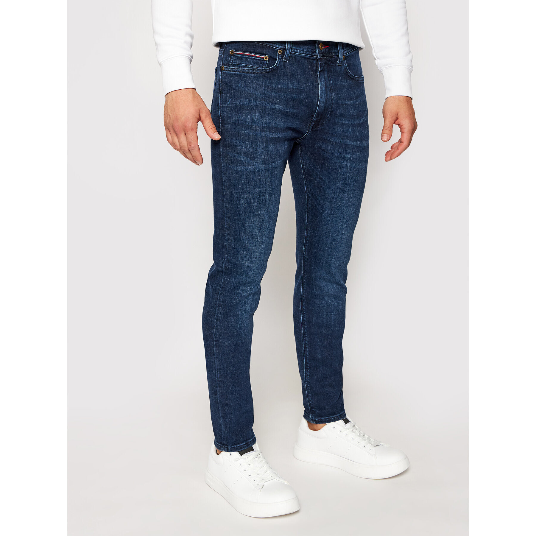 Tommy Hilfiger Дънки Bleecker MW0MW15599 Тъмносин Slim Fit - Pepit.bg