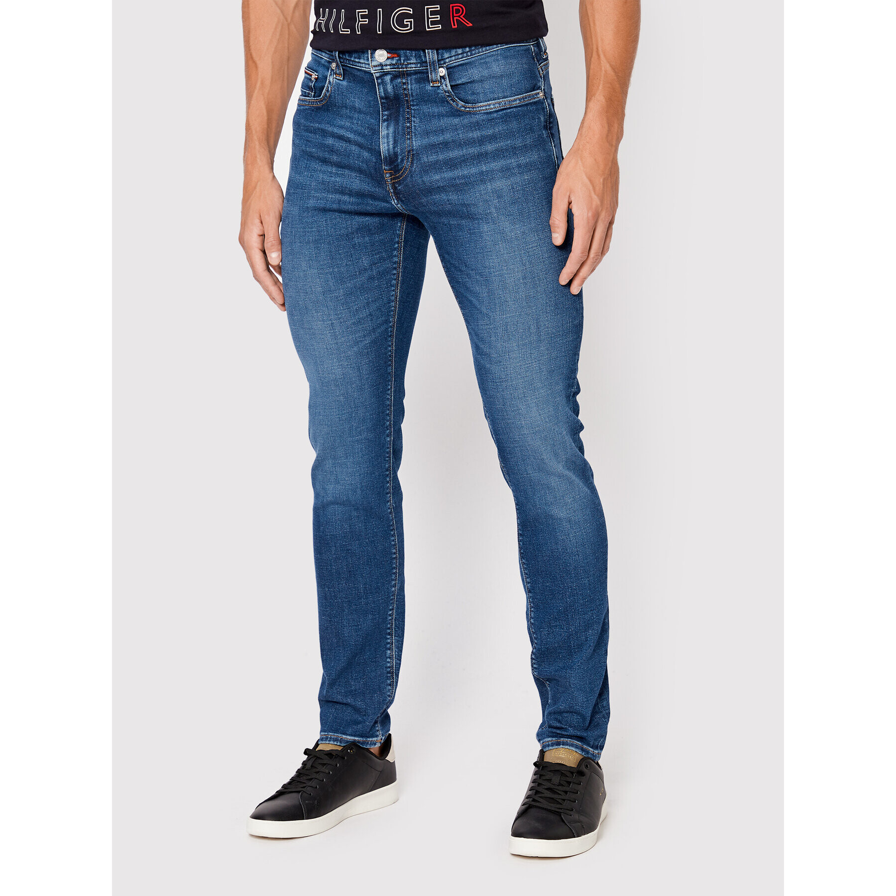 Tommy Hilfiger Дънки Bleecker MW0MW28619 Син Slim Fit - Pepit.bg