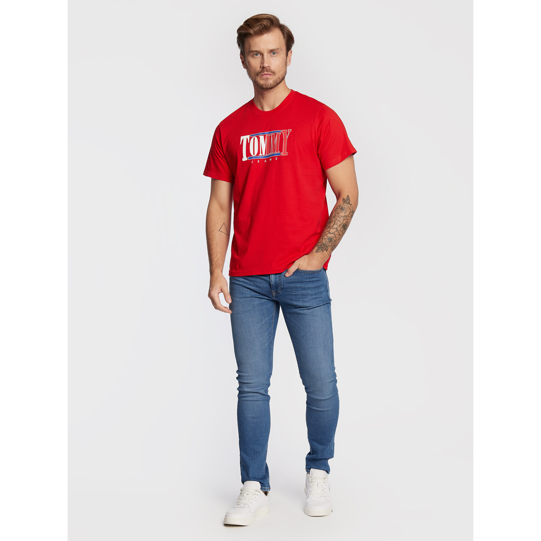 Tommy Hilfiger Дънки Bleecker Stretch MW0MW28618 Син Slim Fit - Pepit.bg