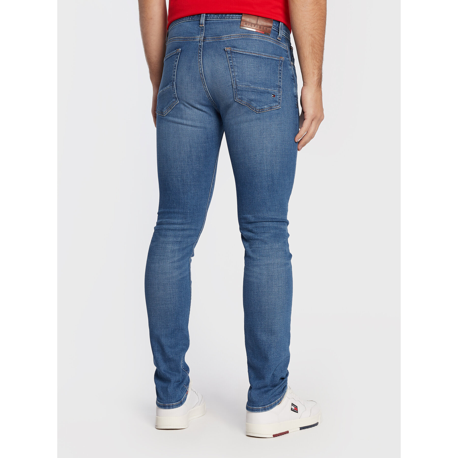 Tommy Hilfiger Дънки Bleecker Stretch MW0MW28618 Син Slim Fit - Pepit.bg