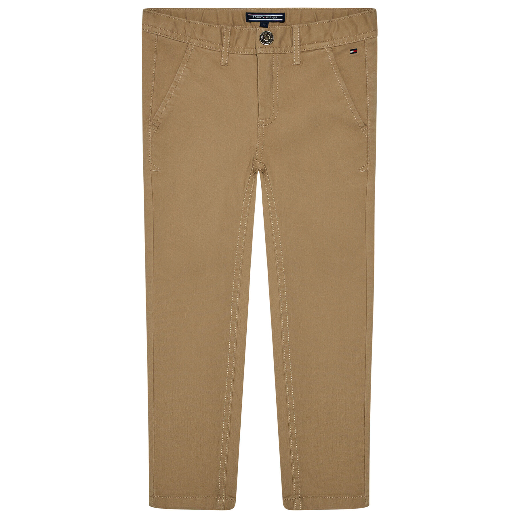 Tommy Hilfiger Дънки Chino Ostw KB0KB03972 S Бежов Slim Fit - Pepit.bg