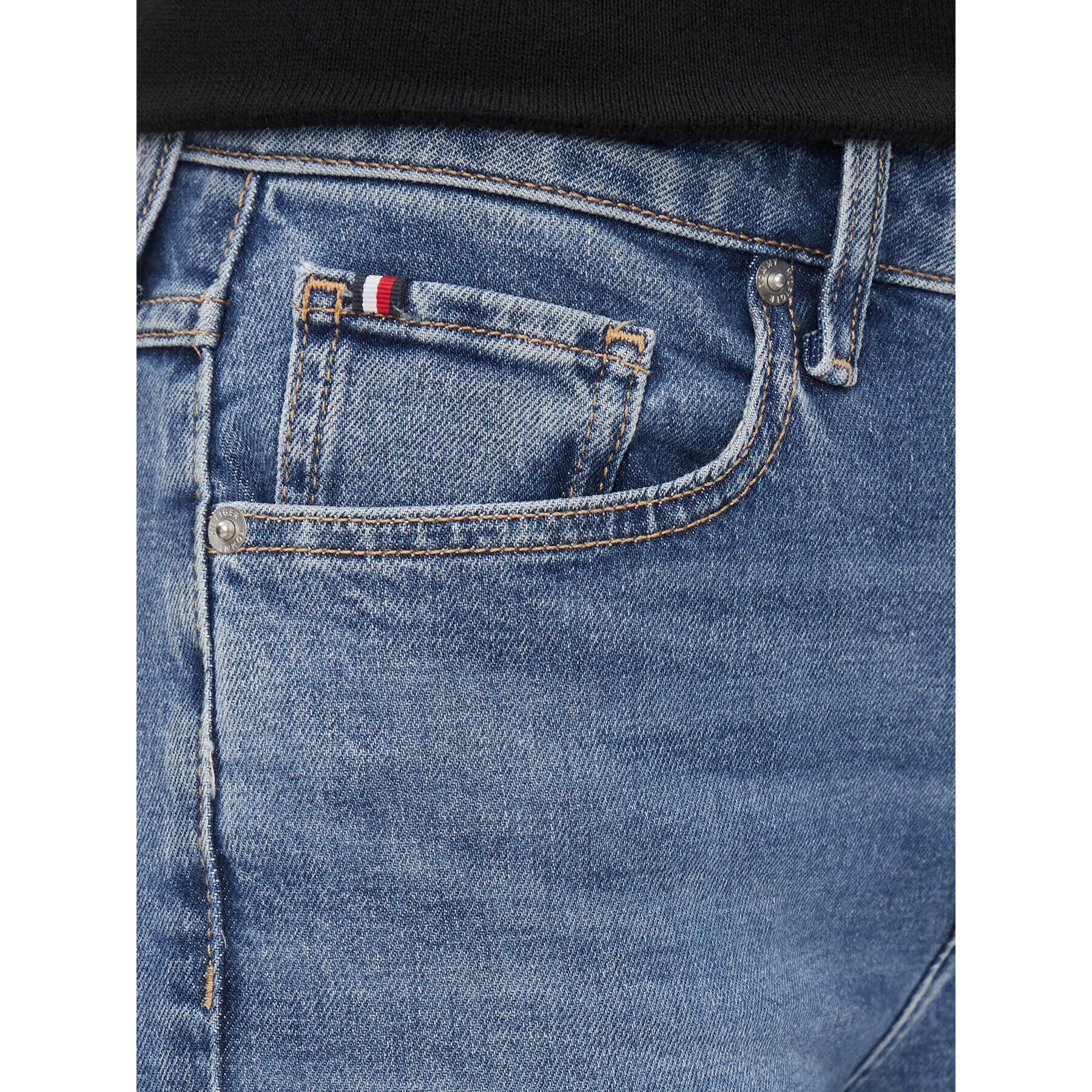 Tommy Hilfiger Дънки Classic Straight Rw Mel WW0WW40634 Син Straight Leg - Pepit.bg