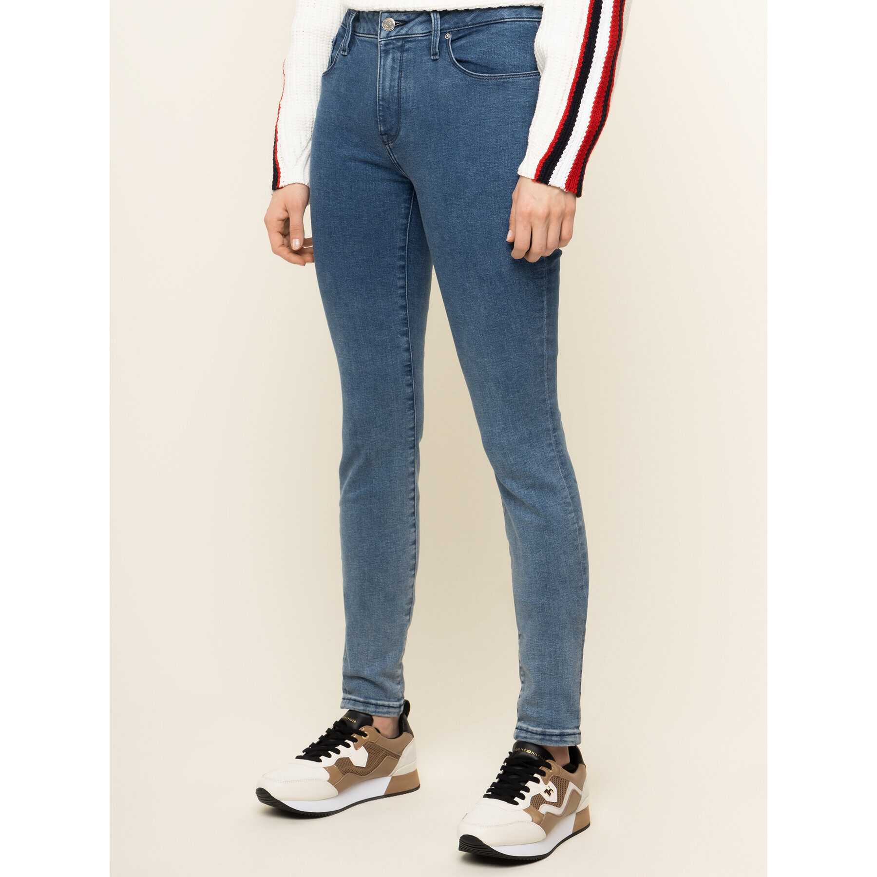 Tommy Hilfiger Дънки Como WW0WW26489 Син Skinny Fit - Pepit.bg