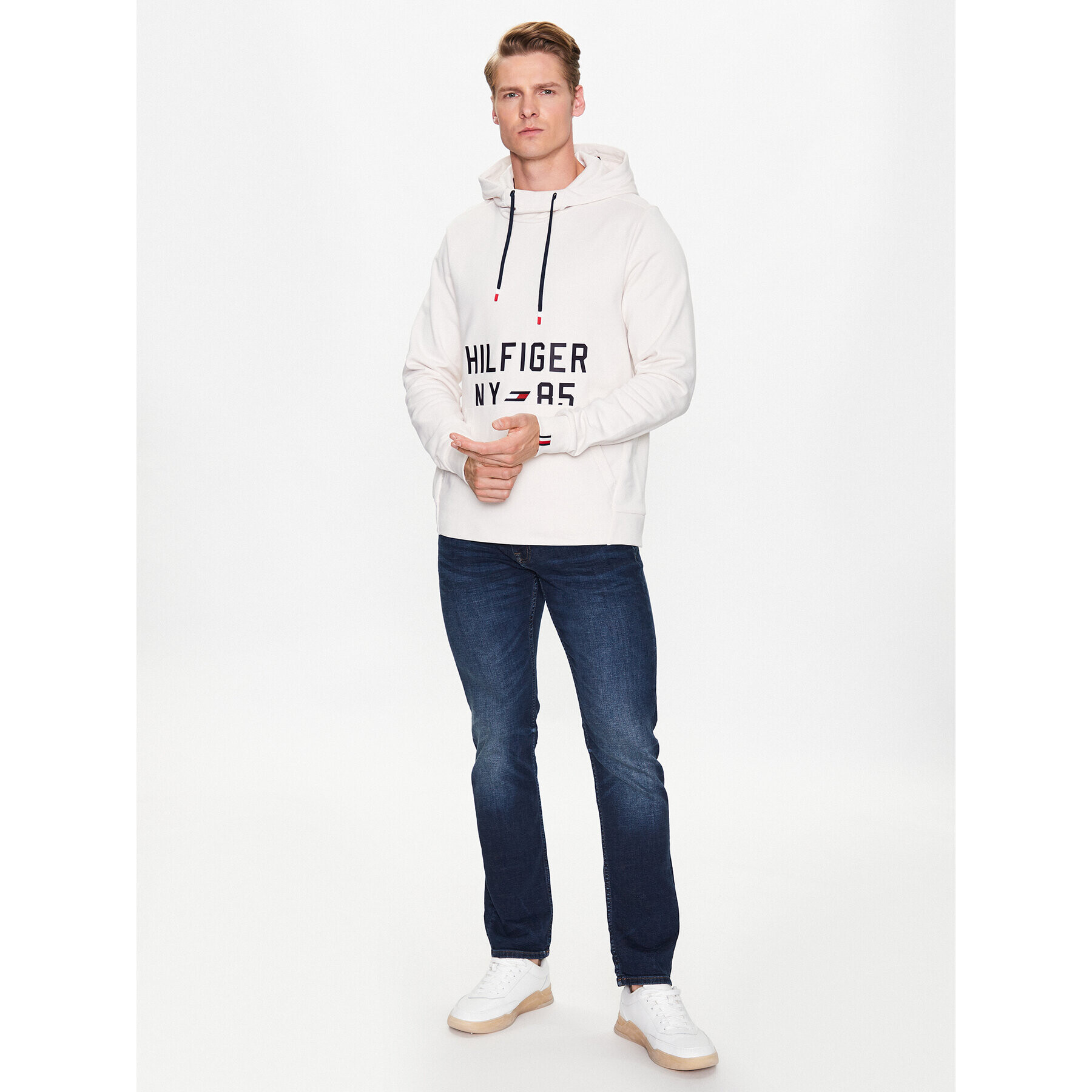 Tommy Hilfiger Дънки Denton MW0MW31102 Тъмносин Straight Fit - Pepit.bg