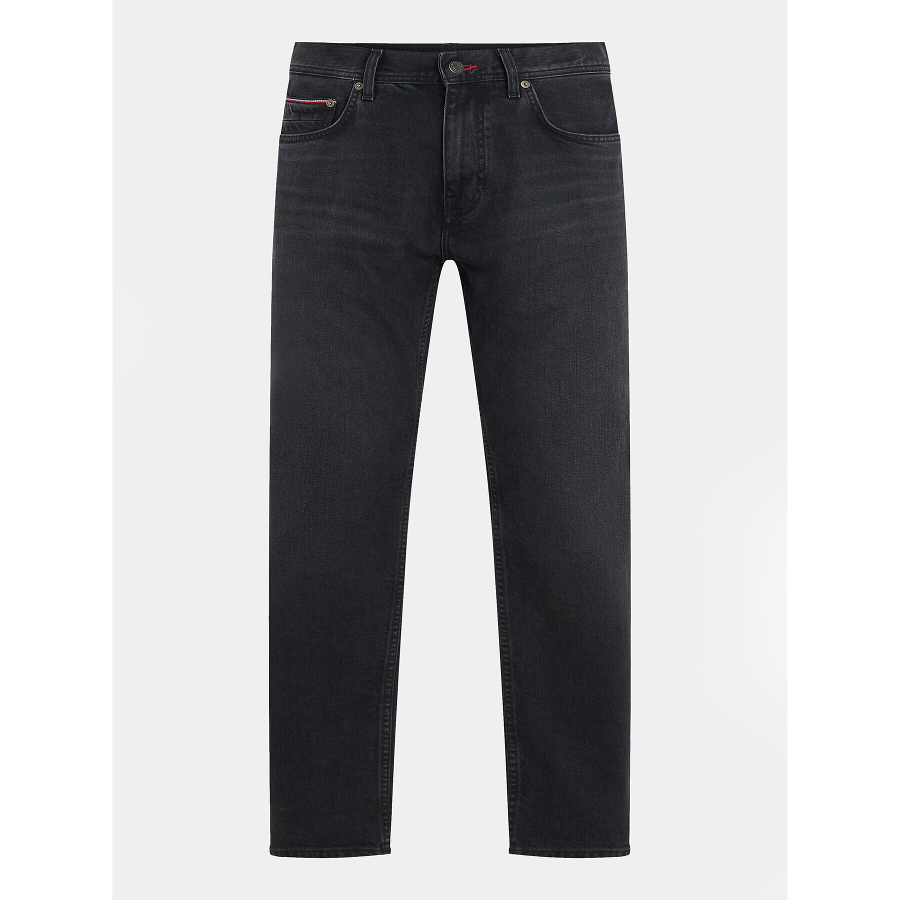 Tommy Hilfiger Дънки Denton MW0MW32080 Черен Straight Fit - Pepit.bg