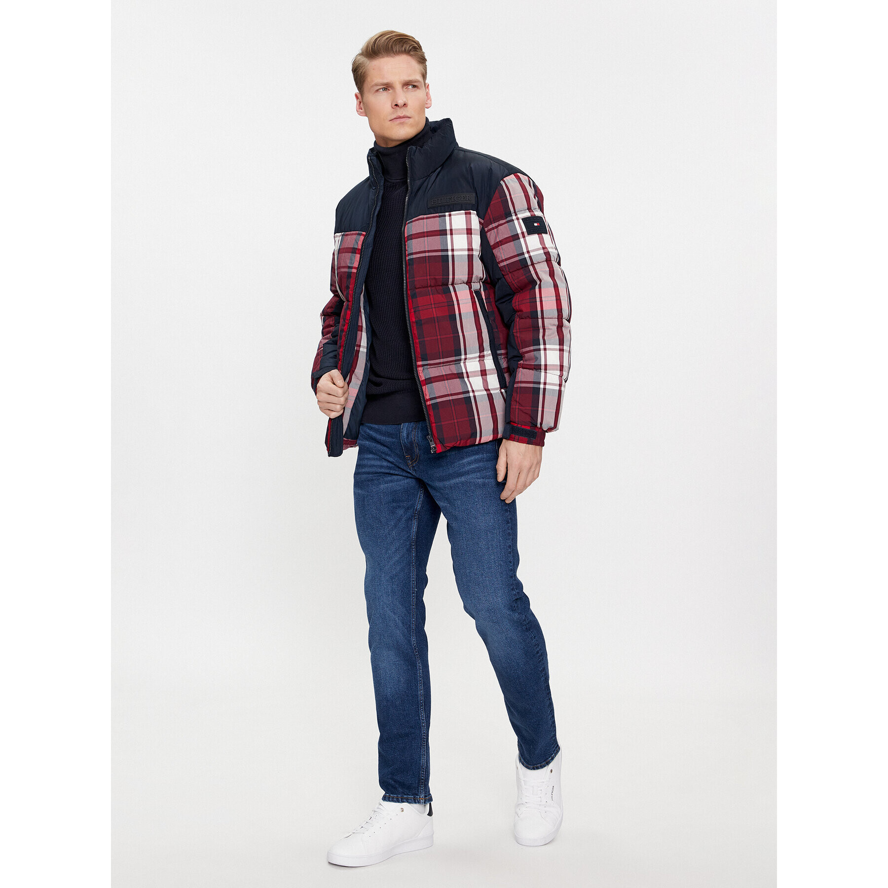 Tommy Hilfiger Дънки Denton MW0MW33341 Тъмносин Straight Fit - Pepit.bg