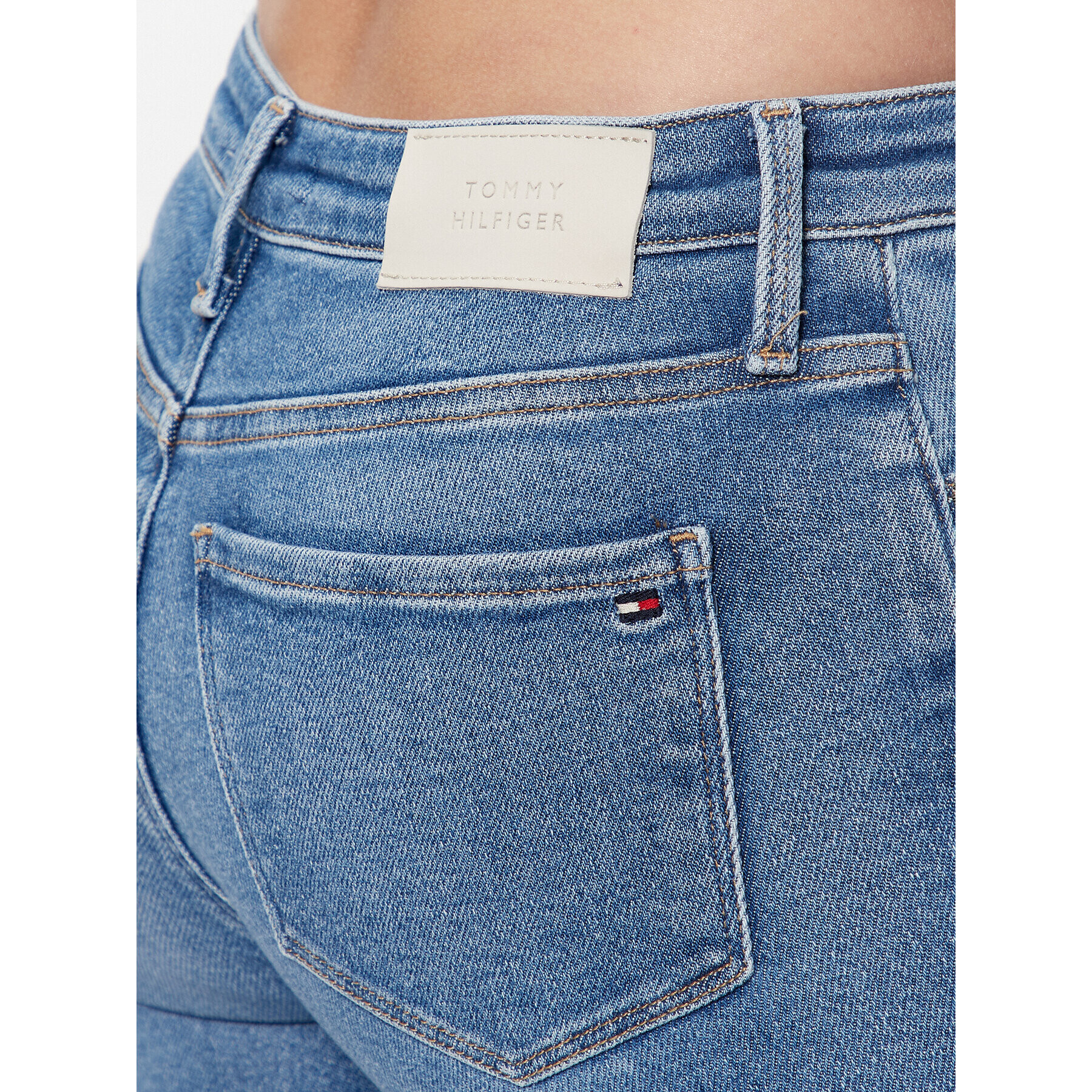Tommy Hilfiger Дънки Flex Como WW0WW38519 Син Skinny Fit - Pepit.bg
