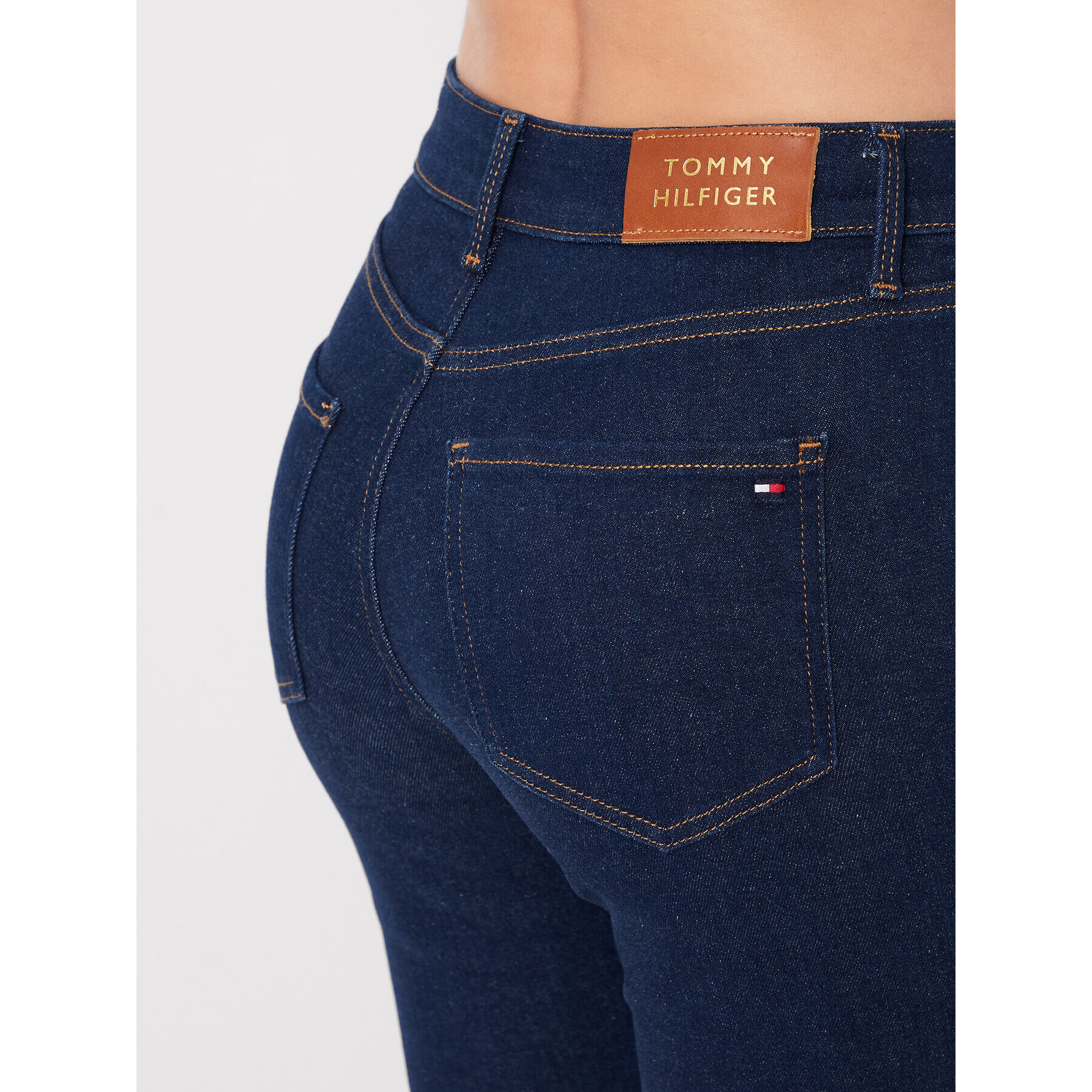 Tommy Hilfiger Дънки Harlem WW0WW35227 Тъмносин Ultra Skinny Fit - Pepit.bg