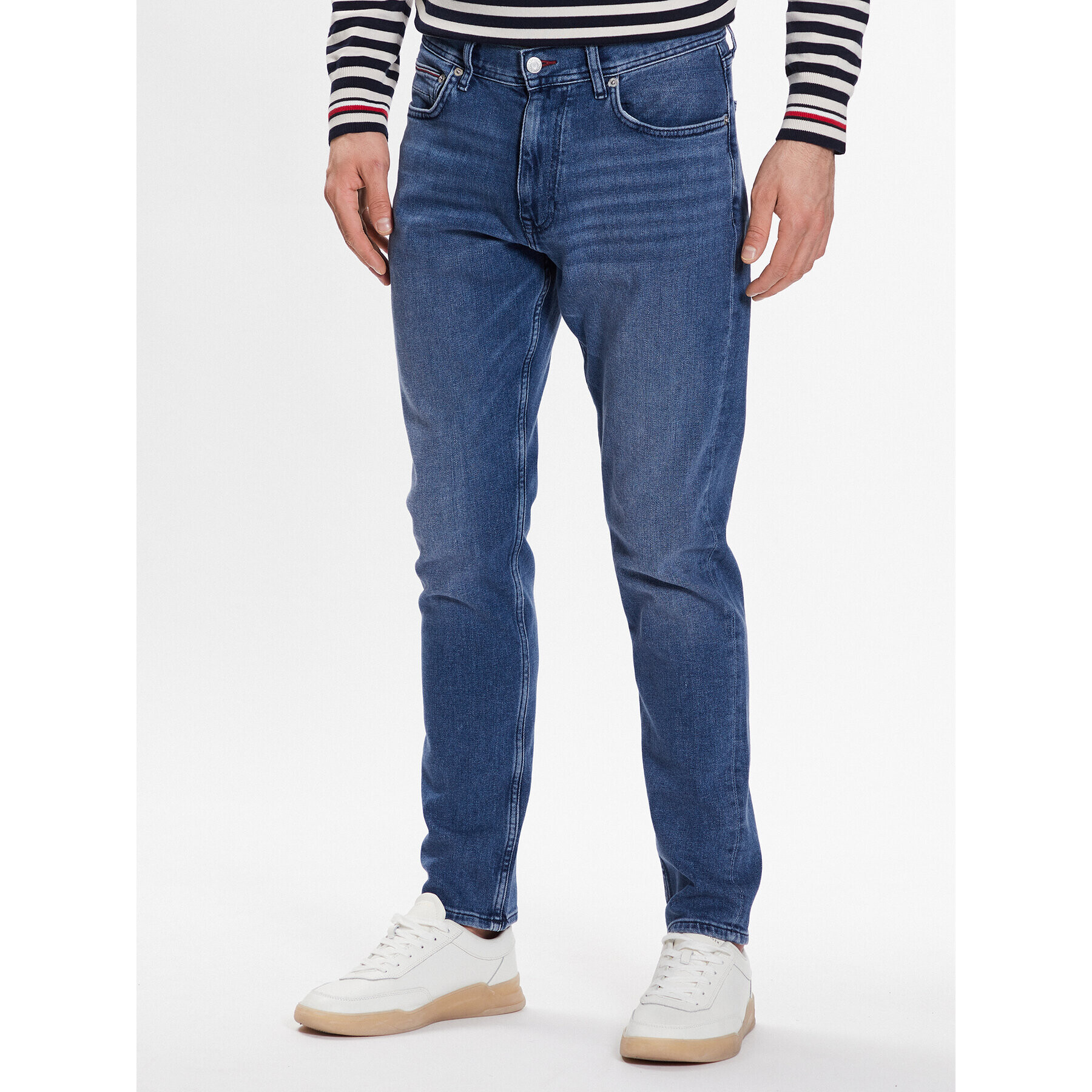 Tommy Hilfiger Дънки Houston MW0MW31088 Син Slim Taper Fit - Pepit.bg