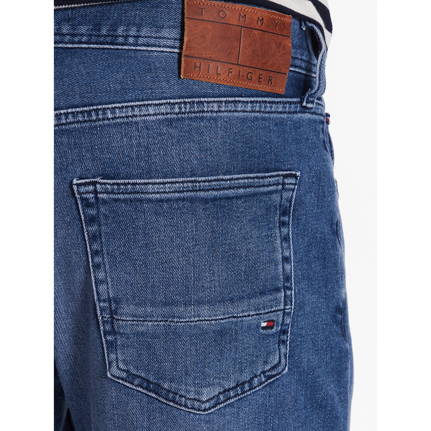 Tommy Hilfiger Дънки Houston MW0MW31088 Син Slim Taper Fit - Pepit.bg