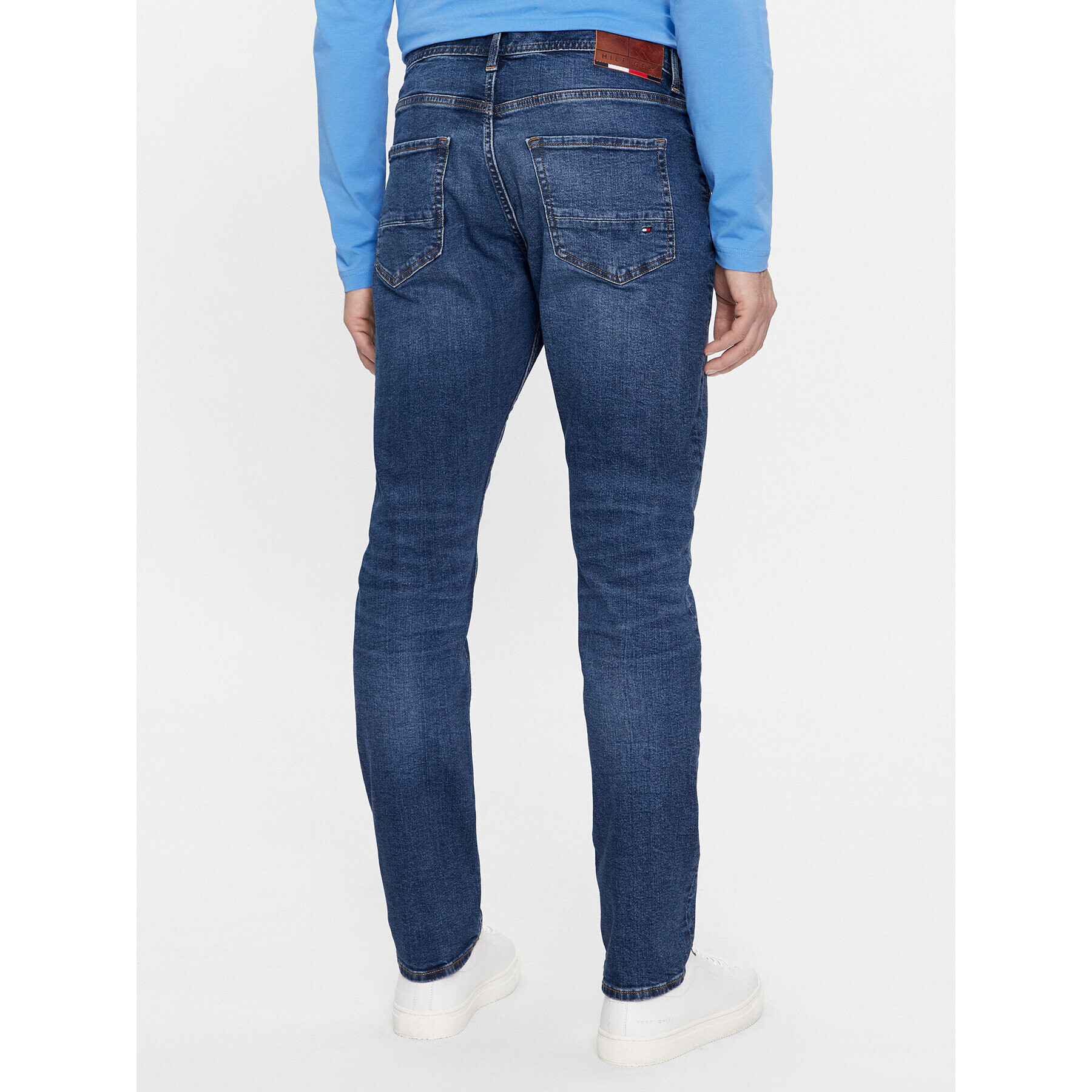 Tommy Hilfiger Дънки Houston MW0MW35159 Син Slim Fit - Pepit.bg